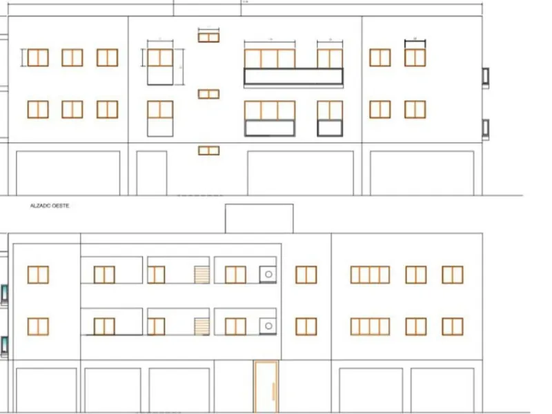 Land in Playa Bella in Cancelada, Playa road, intended for building apartments and a commercial area.