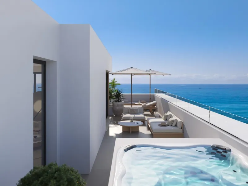 Exclusive New-Build Apartments and Penthouses with Sea Views in Fuengirola& & Luxury Living Redefined on the Costa del Sol& This exceptional new residential development in Carvajal, Fuengirola, features 35 exclusive homes that combine modern arch