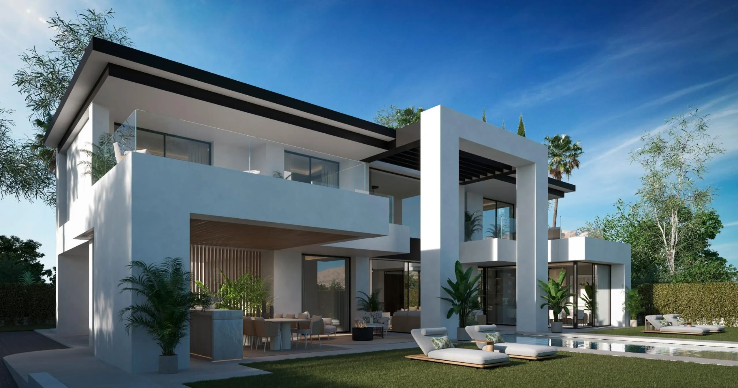 Luxury New Build Villas in Bel Air, Estepona – Exclusive Living on the New Golden Mile& & Prestigious Costa del Sol Lifestyle& Discover an extraordinary collection of 15 luxury villas in the highly sought after Bel Air area of Estepona, located o