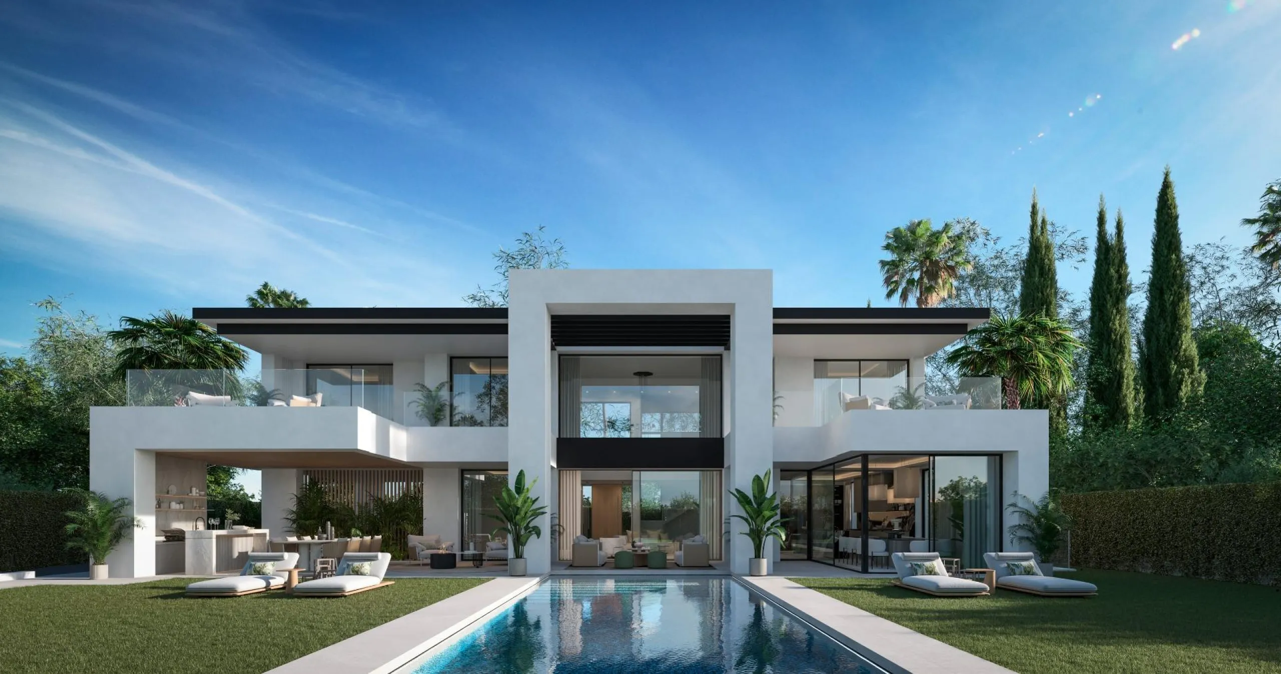 Luxury New Build Villas in Bel Air, Estepona – Exclusive Living on the New Golden Mile& & Prestigious Costa del Sol Lifestyle& Discover an extraordinary collection of 15 luxury villas in the highly sought after Bel Air area of Estepona, located o
