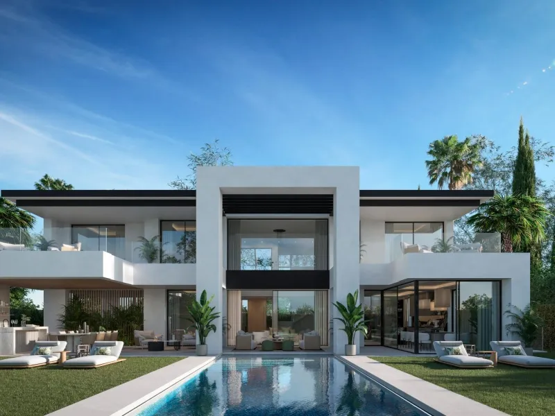 Luxury New Build Villas in Bel Air, Estepona – Exclusive Living on the New Golden Mile& & Prestigious Costa del Sol Lifestyle& Discover an extraordinary collection of 15 luxury villas in the highly sought after Bel Air area of Estepona, located o