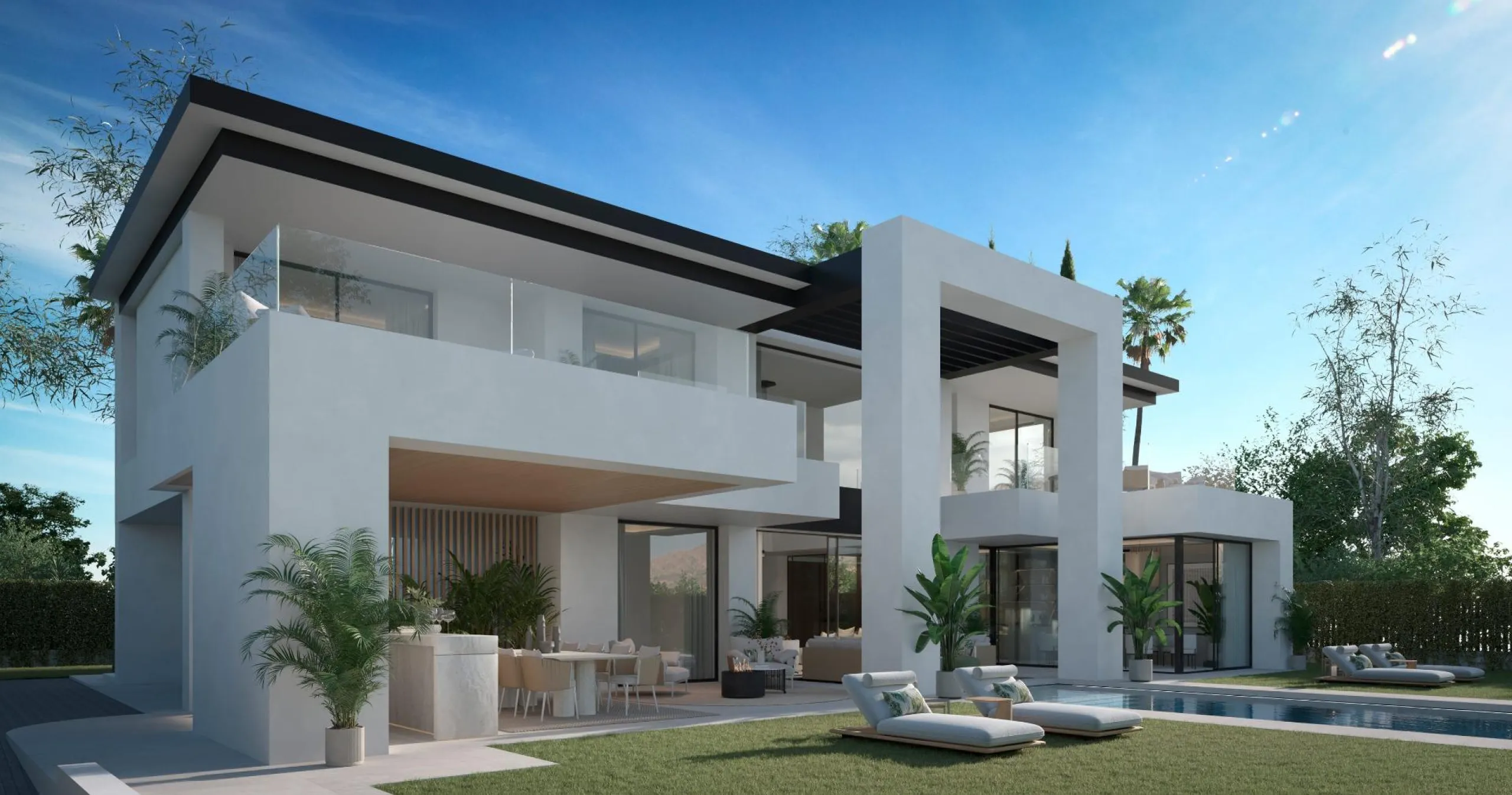 Luxury New Build Villas in Bel Air, Estepona – Exclusive Living on the New Golden Mile& & Prestigious Costa del Sol Lifestyle& Discover an extraordinary collection of 15 luxury villas in the highly sought after Bel Air area of Estepona, located o