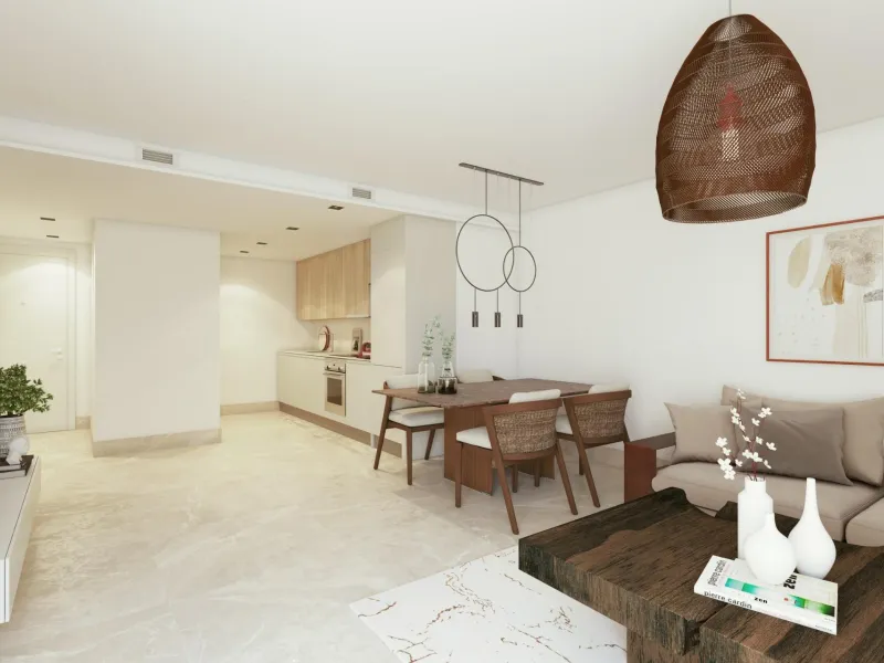 New-Build Apartments and Penthouses for Sale in the Heart of Benahavís, Costa del Sol& & Exclusive Residential in a Privileged Location& Located in the charming Andalusian village of Benahavís, this new residential complex consists of 28 contempo