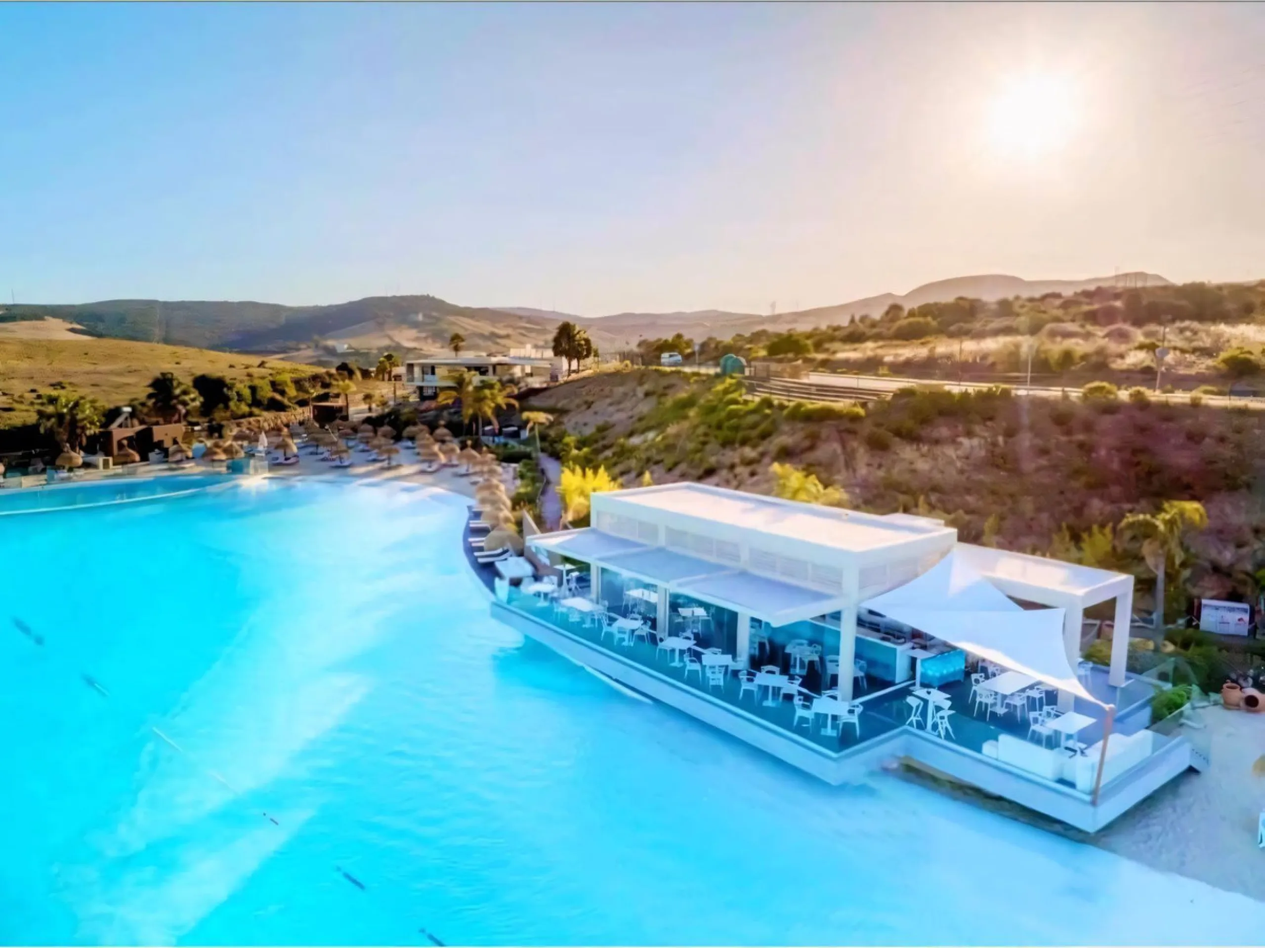 We are pleased to present this bright; modern  and stunning elevated ground floor apartment in the heart of  Casares; Alcazaba lagoon.  The open-concept living area seamlessly connects to a modern dining space, creating a comfortable environment filled wi