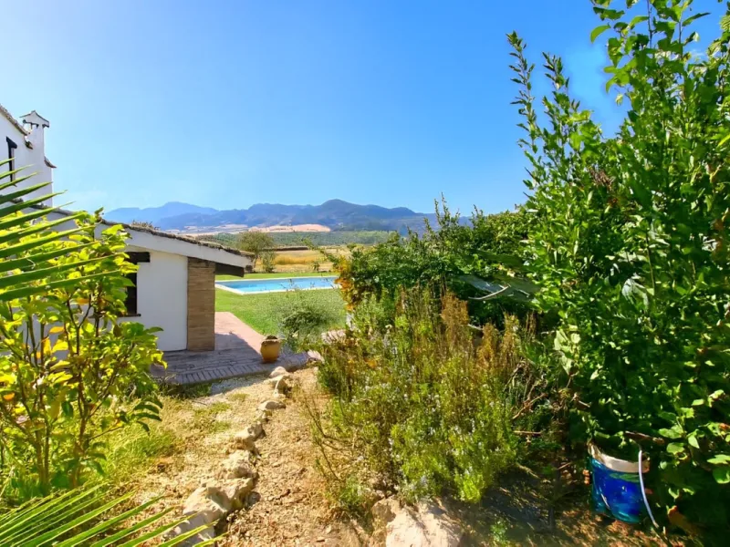 Renovated country house with pool, vineyard & panoramic views – Ronda, Fuente la Higuera