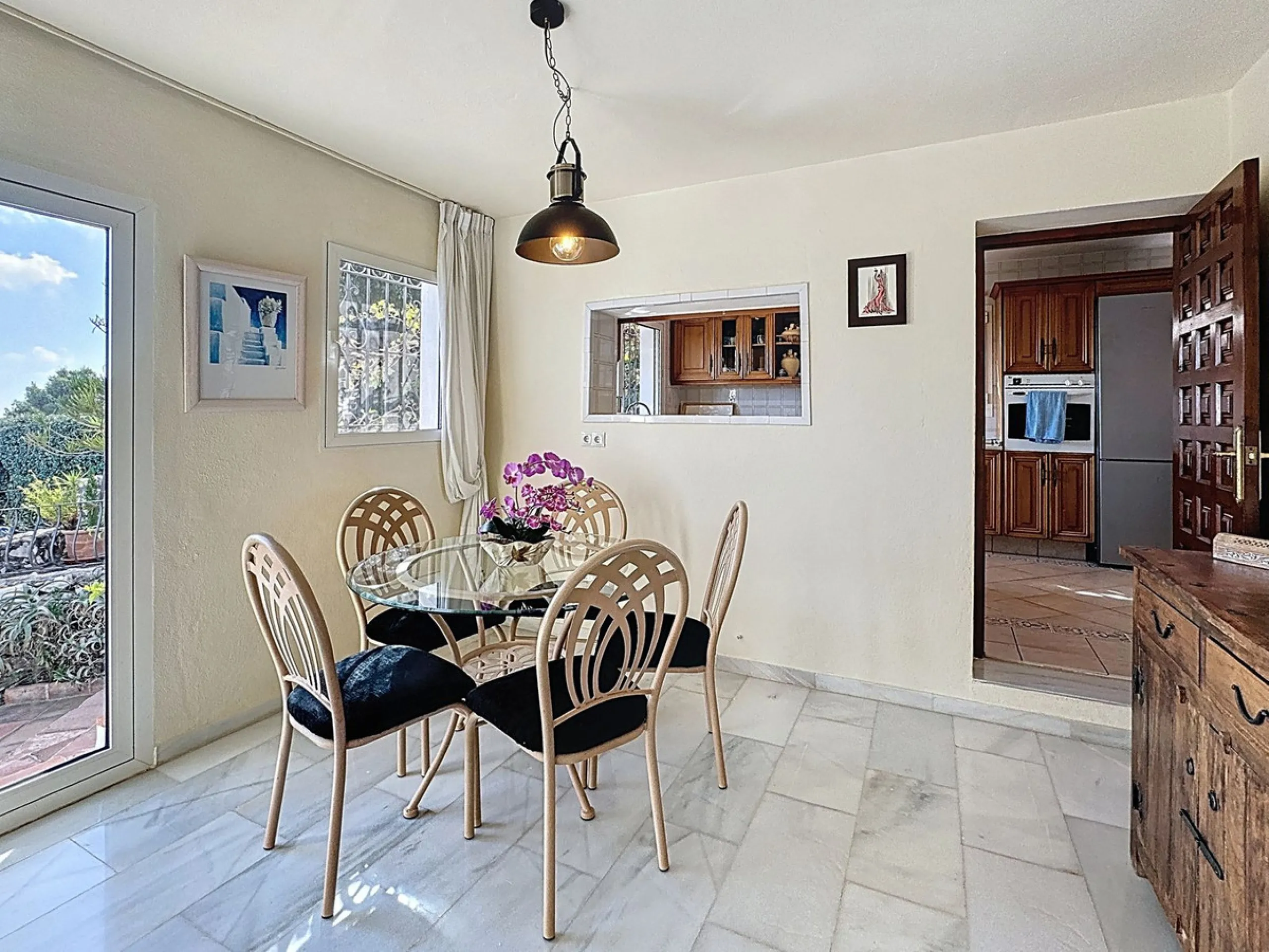 Charming Andalusian Villa with Panoramic Sea Views in Urbanisation Santa Rosa, Mijas