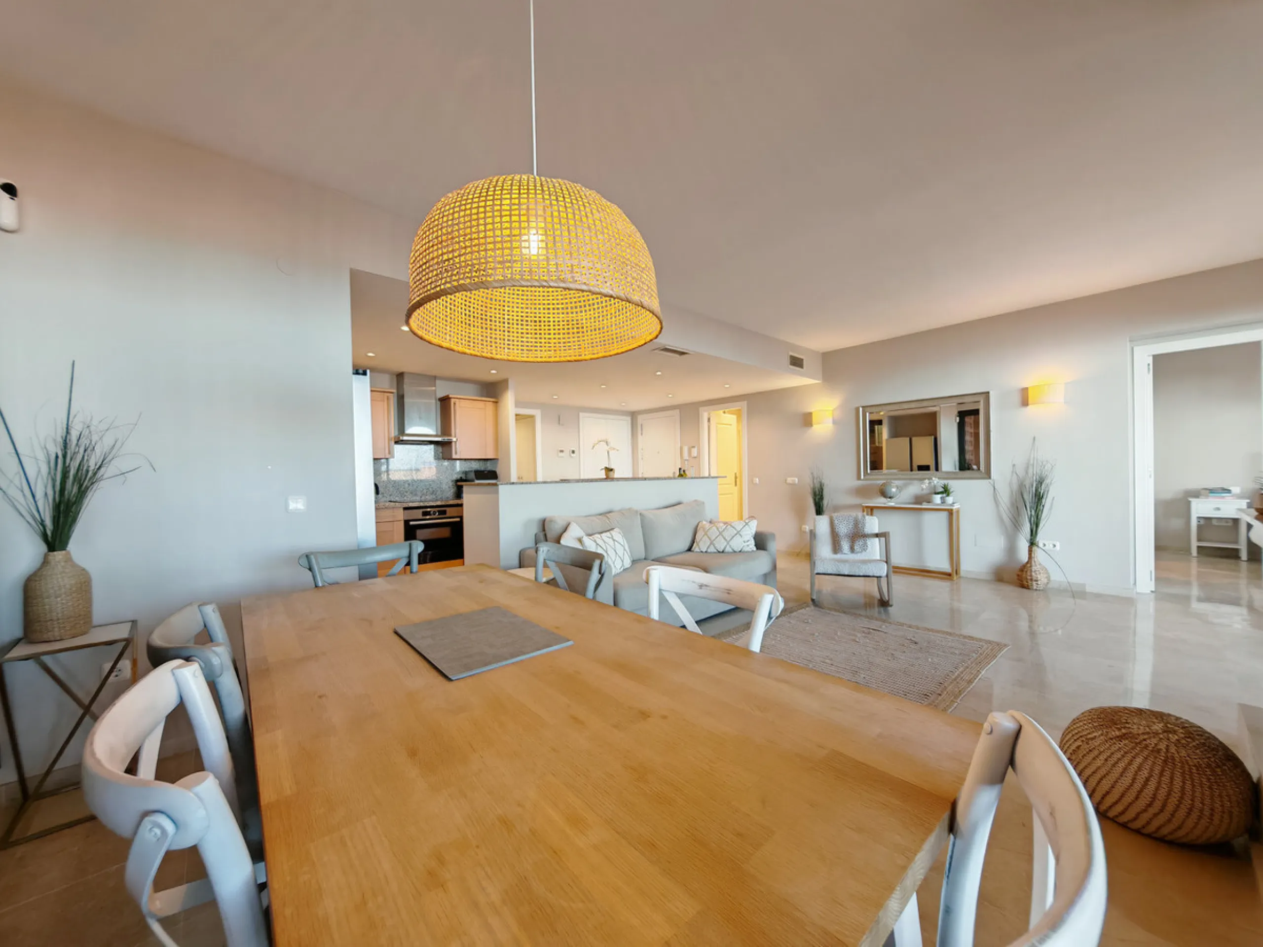 Ground Floor Apartment for sale in , Mijas Costa with 3 bedrooms, 2 bathrooms, 1 on suite bathroom and 1 toilet, with communal swimming pool and private garage (1 parking spaces). Regarding property dimensions, it has 109.7 m² built and 42.19 m² terrace. 