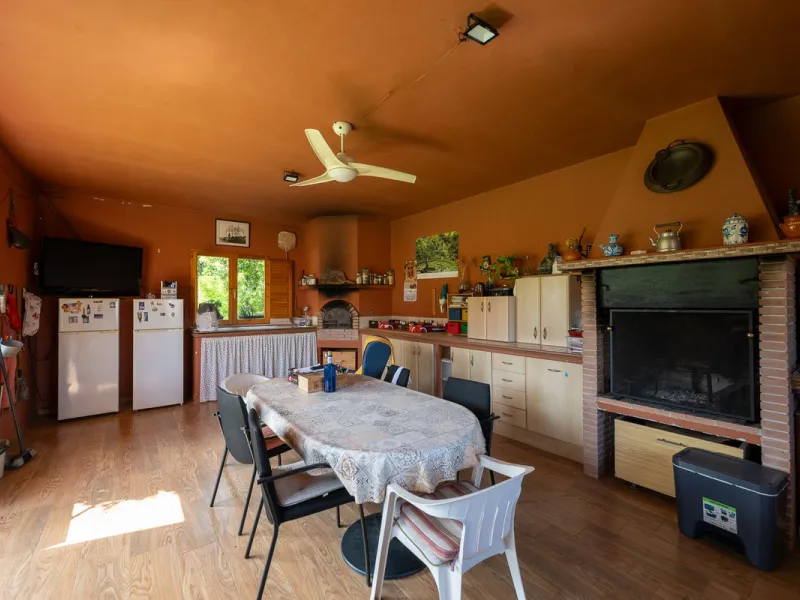 An unbeatable 11,000 m2 finca with views of the Alhaurin mountains and just 5 minutes from Lauro Golf. Within its perimeter there is a house in one level plus an independent apartment having both properties access from a really spacious cover porch. The m