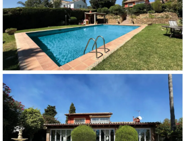 House - Detached Villa в продаже в Marbella, Málaga. В доме 3 спален и 3 ванных комнат. Площадь дома 841 м². Площадь участка 1626 м²