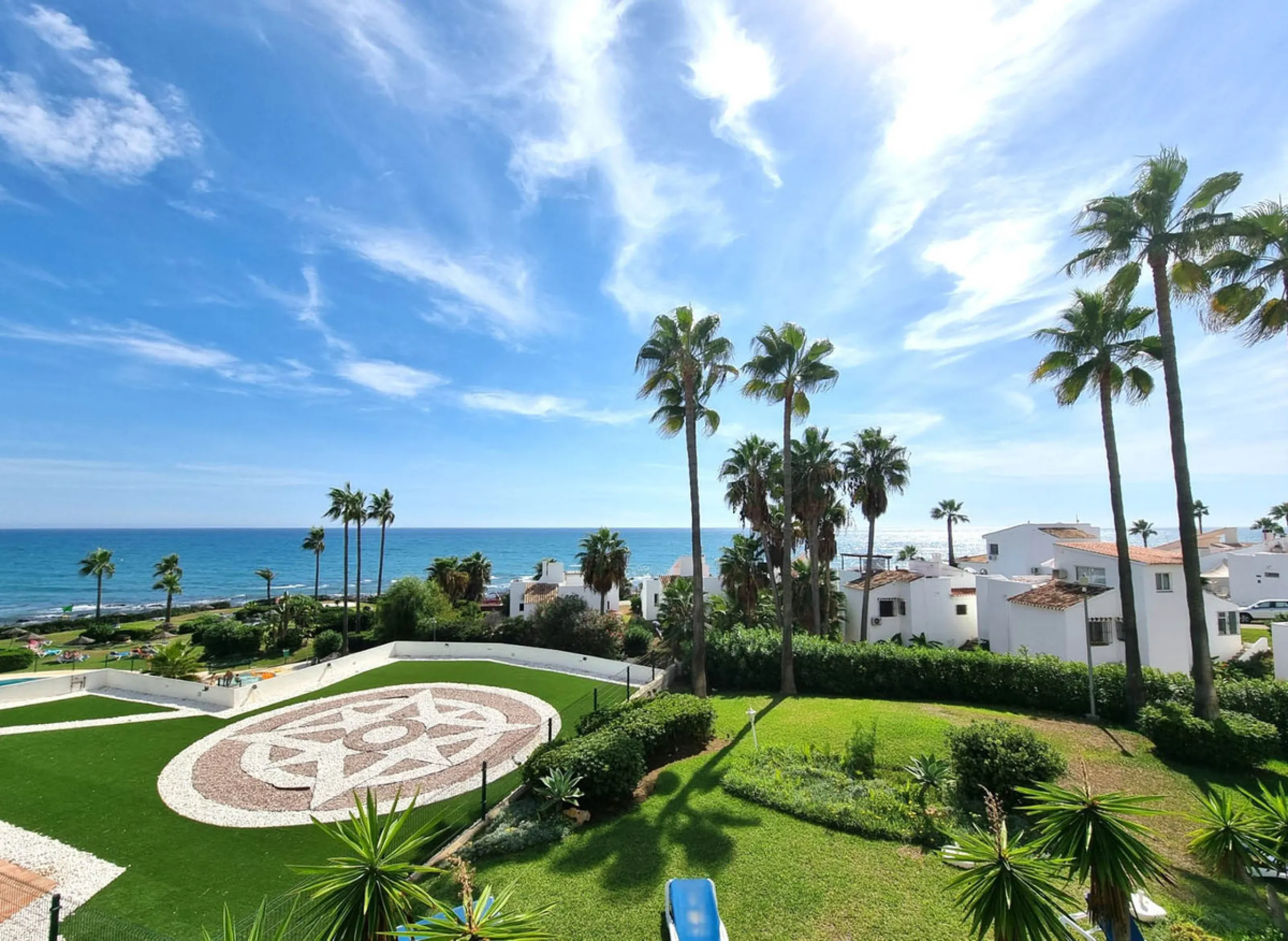 Step into coastal luxury with this exceptional 1-bedroom, 70 m² beachfront apartment, located in the prestigious Miraflores community on the Costa del Sol. Immaculately refurbished to the highest standards, this rare gem offers breathtaking Mediterranean 
