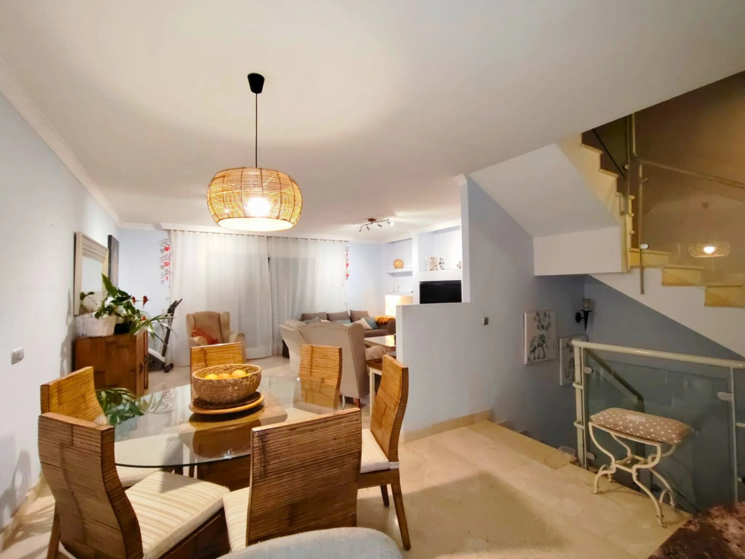 Spacious 5-Bedroom Townhouse with Sea Views in La Paloma, Manilva