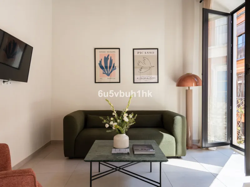 Imagine living in Málaga's historic center, on a wide and quiet street just a stone's throw from Calle Carretería. This apartment has something rare—a feeling of space, privacy, and uplifting light that fills every room. Step out onto any of the three sun