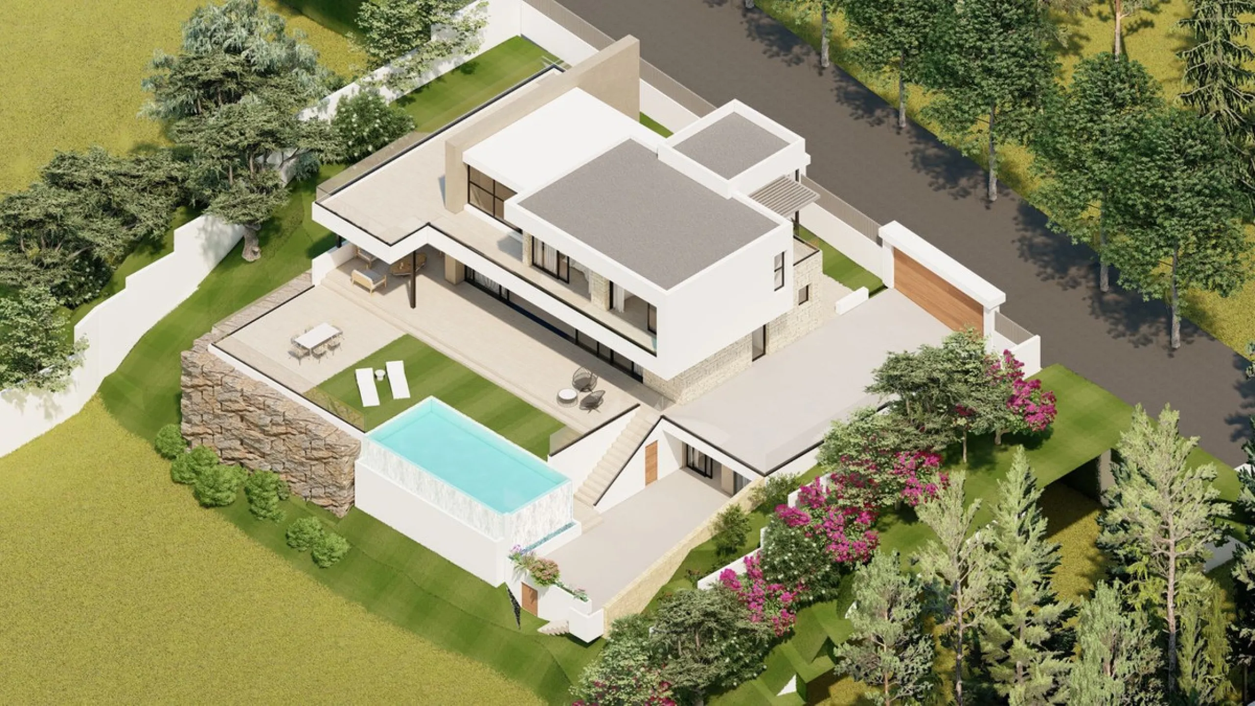 This plot is located in the desirable area of Elviria, Marbella. The total surface area is 1,012 m², and has a building area of 20%, which, according to the Town Hall regulations (UE-4) would permit a spacious, detached villa with a footprint area of 25% 