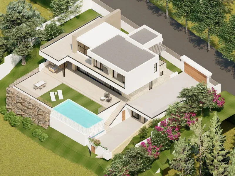 This plot is located in the desirable area of Elviria, Marbella. The total surface area is 1,012 m², and has a building area of 20%, which, according to the Town Hall regulations (UE-4) would permit a spacious, detached villa with a footprint area of 25% 