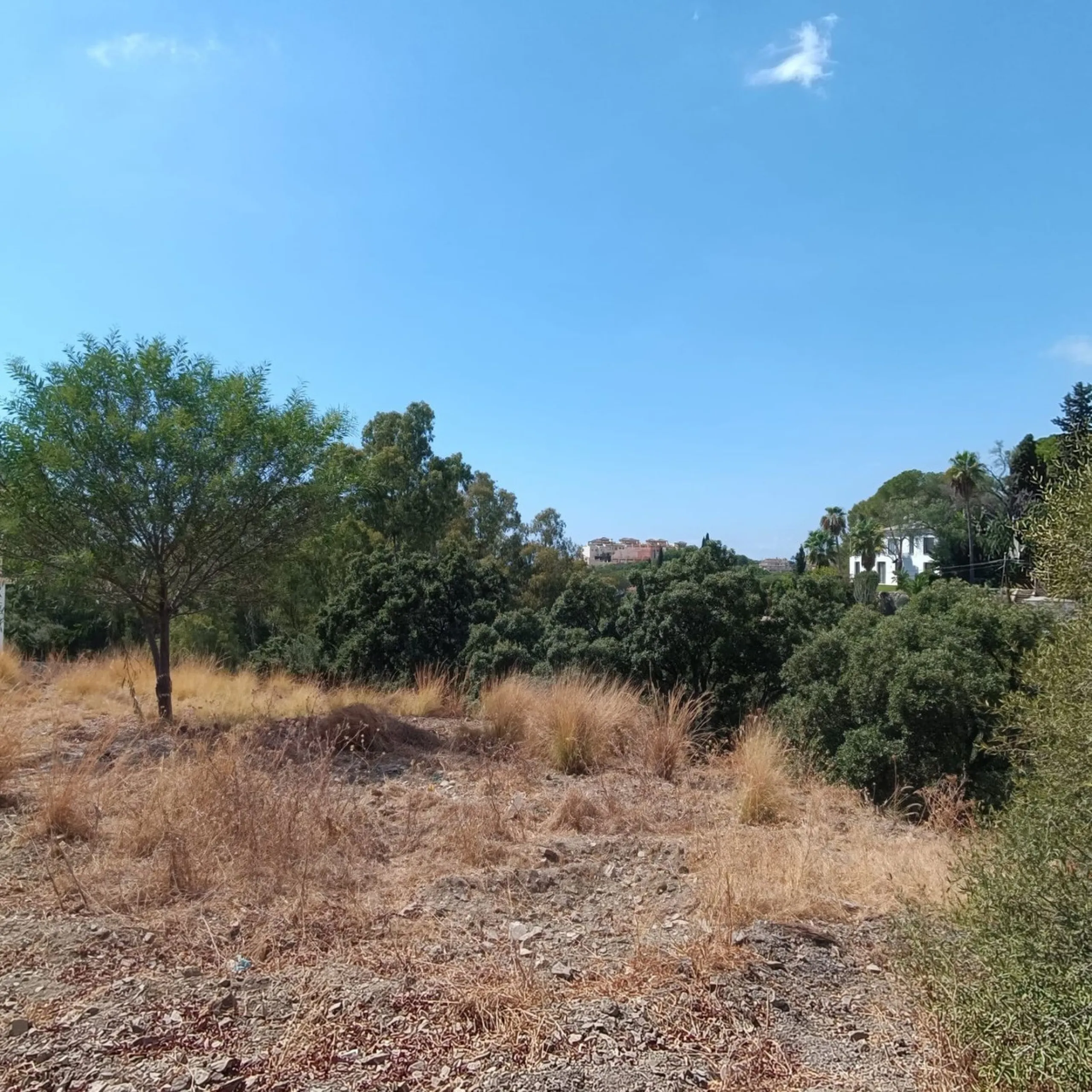 This plot is located in the desirable area of Elviria, Marbella. The total surface area is 1,012 m², and has a building area of 20%, which, according to the Town Hall regulations (UE-4) would permit a spacious, detached villa with a footprint area of 25% 