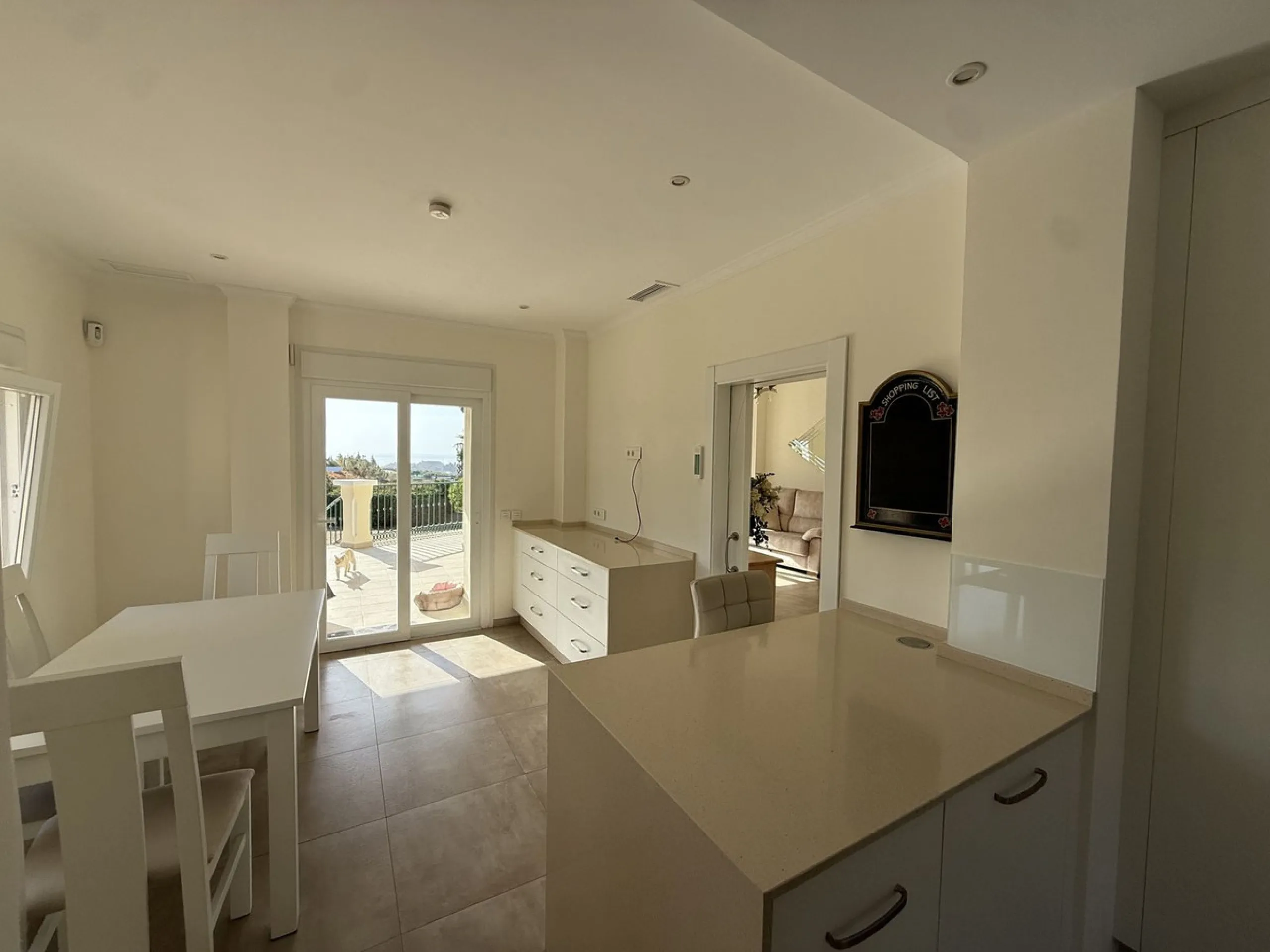 The house has been recently renovated throughout, in the main house you have 4 bedrooms, one bedroom is on the ground floor with a guest toilet, access to the main terrace from the bedroom, on the upper level you have three bedrooms, the largest of the be