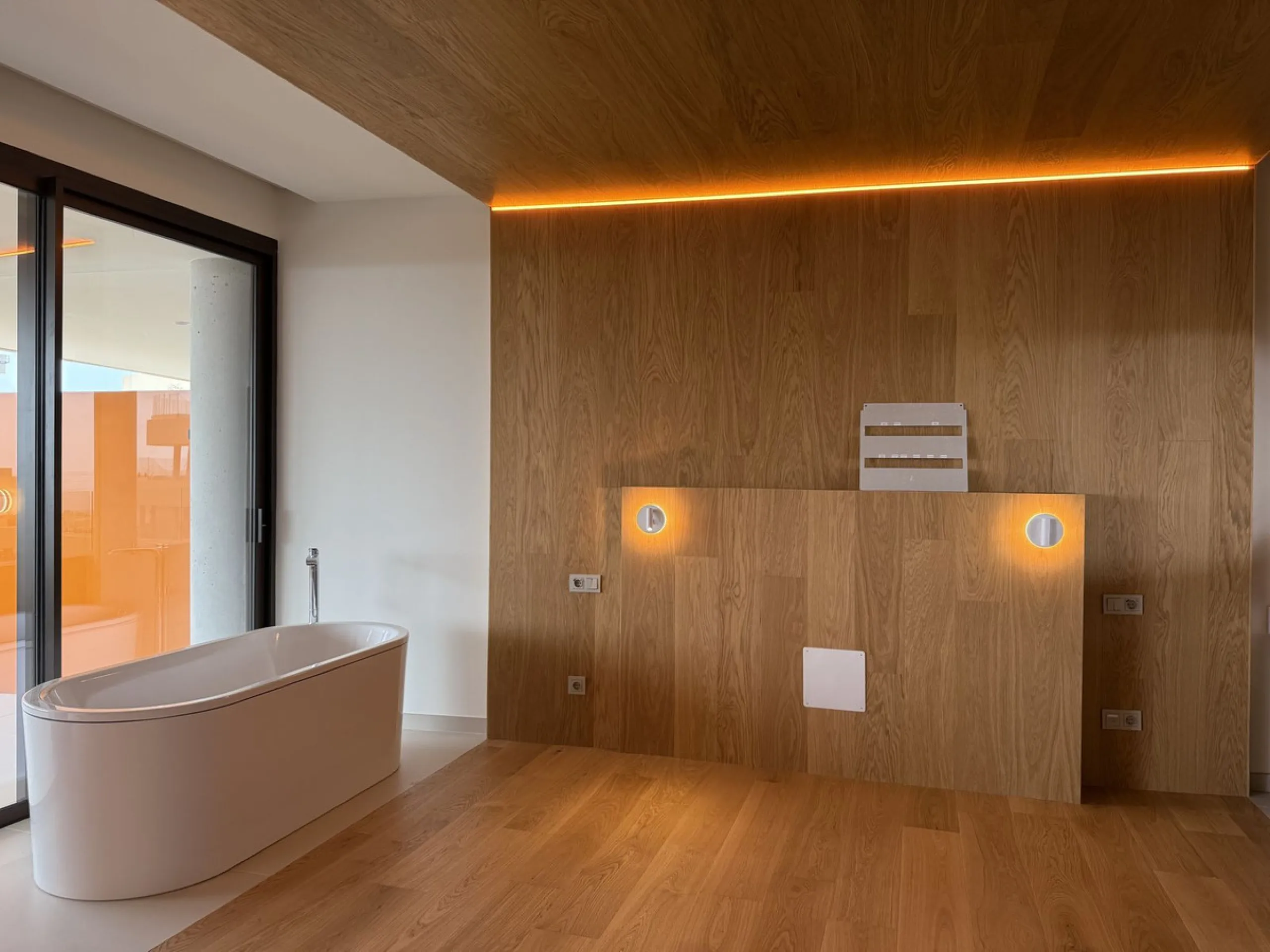 Be among the very first to reserve this stunning brand-new, just-completed 3-bed, 2-bath apartment. Spread across 140 m² built, the open-plan living and kitchen area is bright and spacious, with floor-to-ceiling sliding glass doors that seamlessly extend 