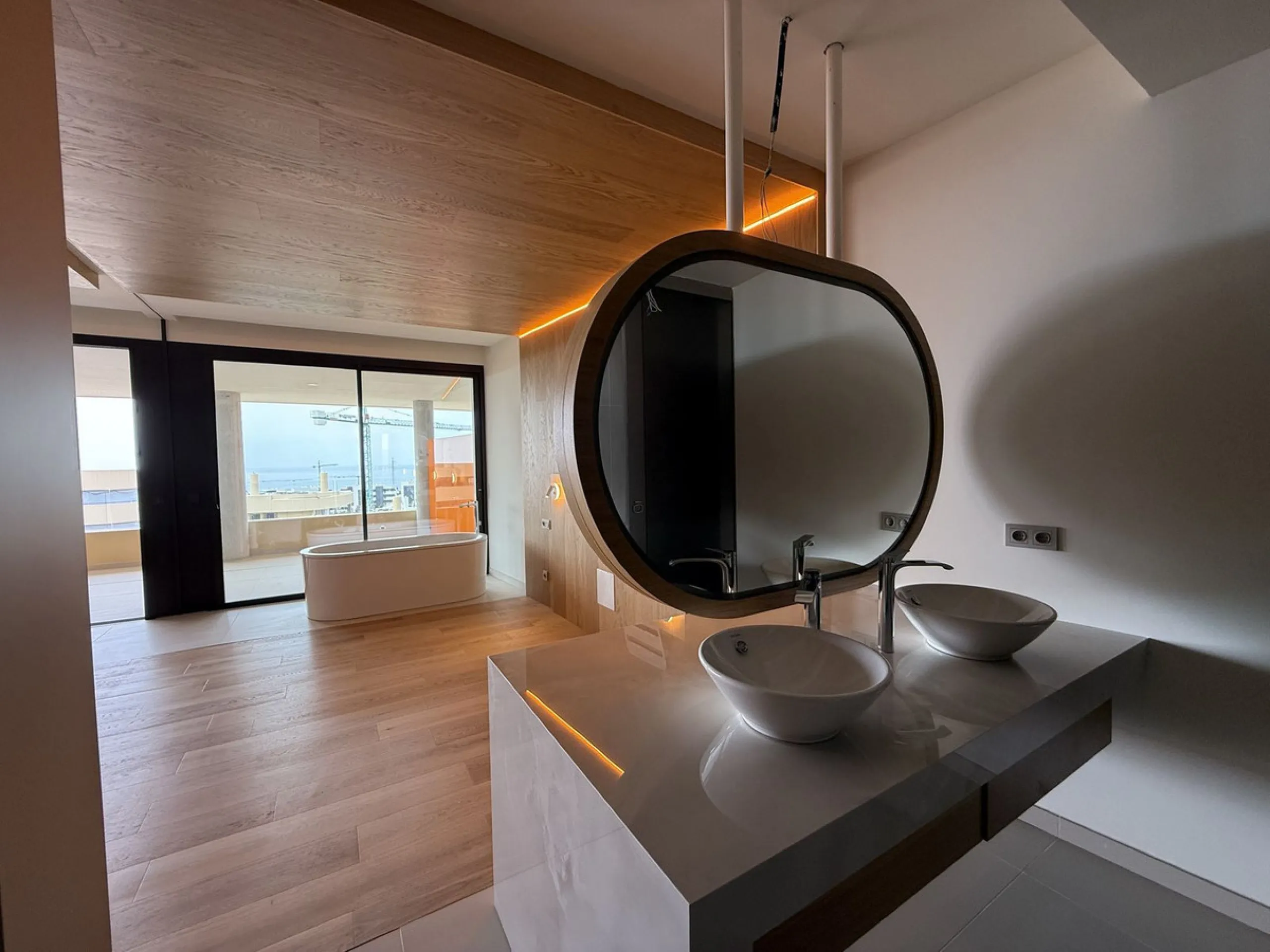 Be among the very first to reserve this stunning brand-new, just-completed 3-bed, 2-bath apartment. Spread across 140 m² built, the open-plan living and kitchen area is bright and spacious, with floor-to-ceiling sliding glass doors that seamlessly extend 