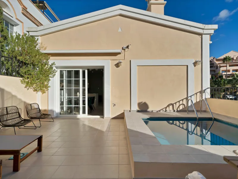Exquisitely Renovated Townhouse with Sun-Drenched Terrace and Plunge Pool in Aldea Dorada