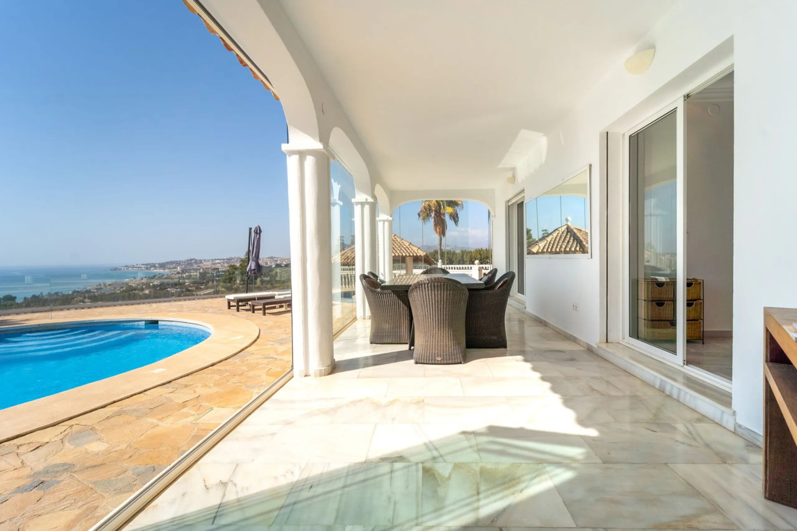 Beautiful South-Facing Five-Bedroom Villa in El Chaparral, Mijas Costa.