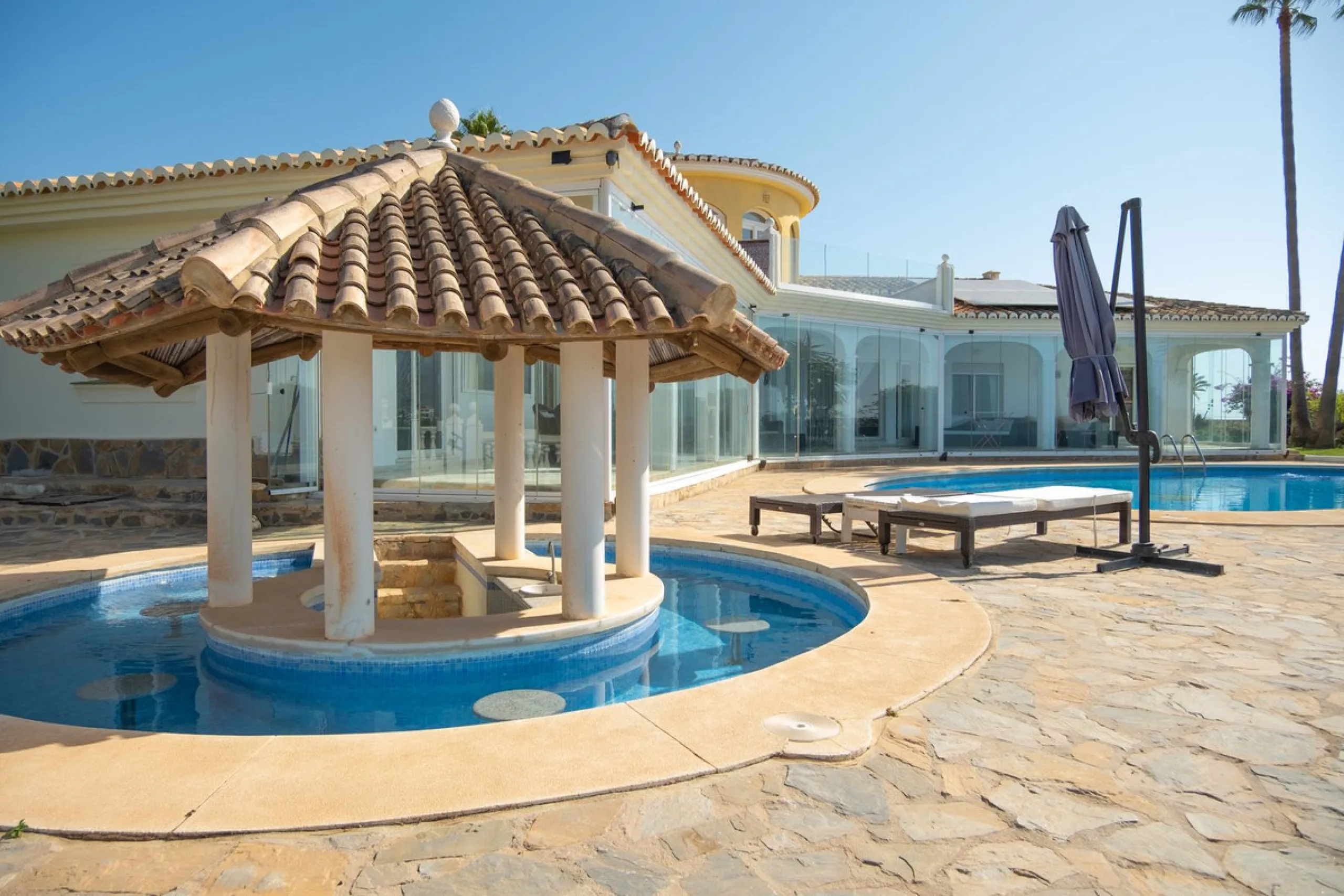 Beautiful South-Facing Five-Bedroom Villa in El Chaparral, Mijas Costa.