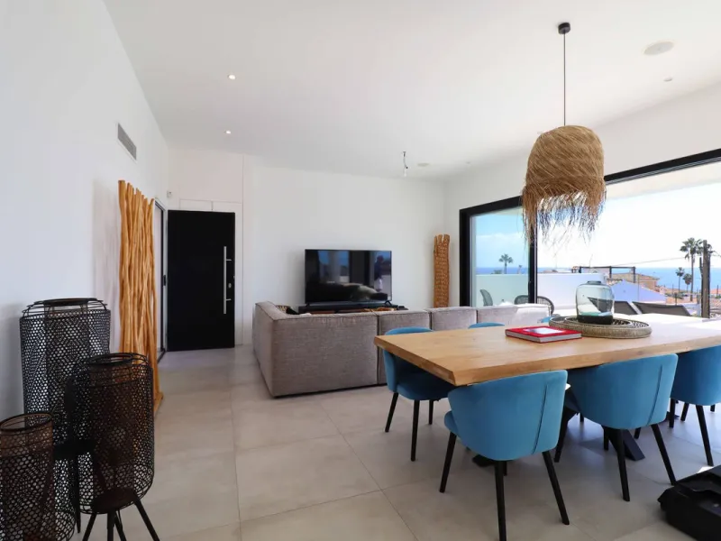 MODERN VILLA WITH SEA VIEWS JUST 200 METERS FROM THE BEACH FOR SALE IN EL CHAPARRAL, MIJAS COSTA