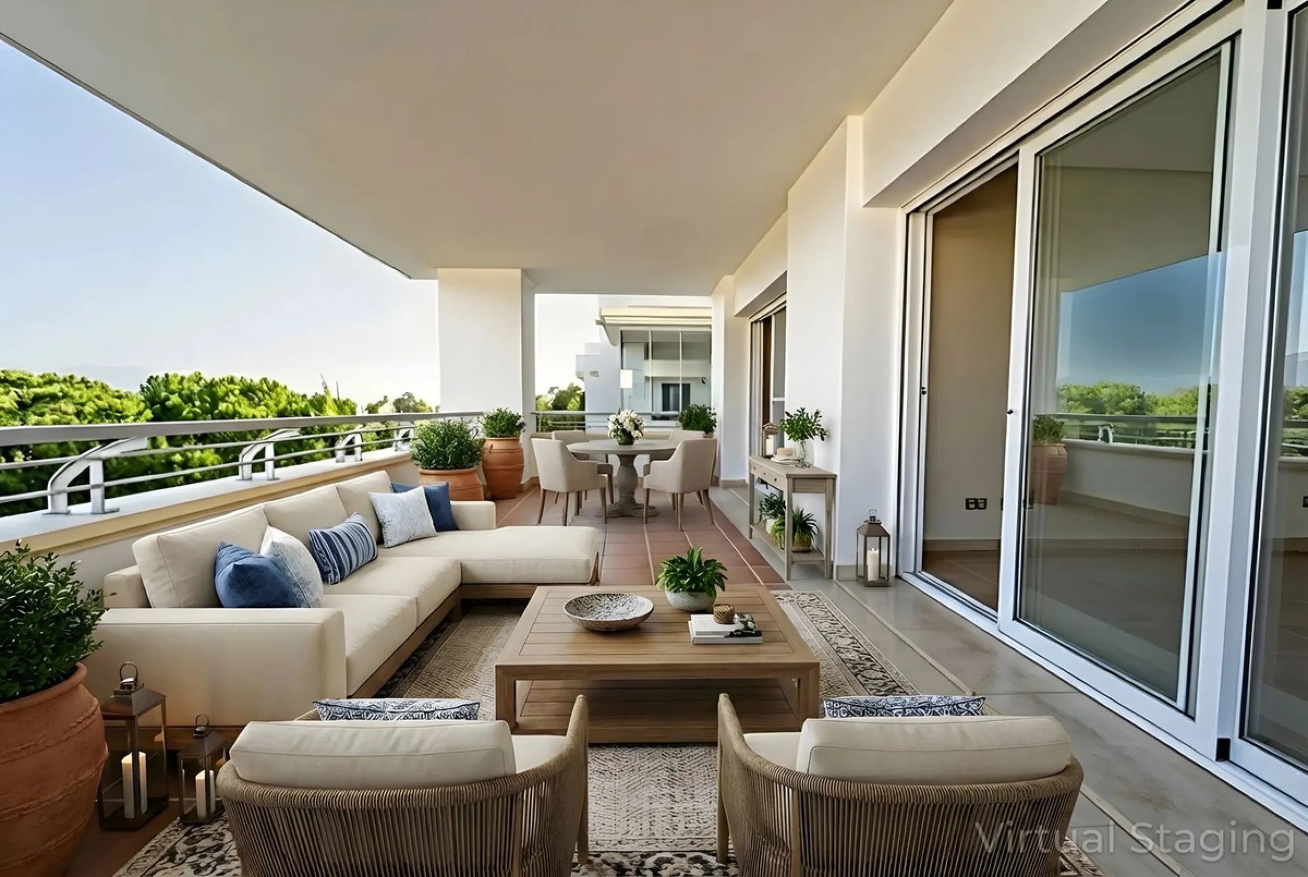 Discover this stunning and exceptionally spacious 3-bedroom, 3-bathroom apartment located in the sought-after area of La Cala Golf. Boasting an elegant and bright living area, the property opens up to a generous terrace with breathtaking views over the Eu