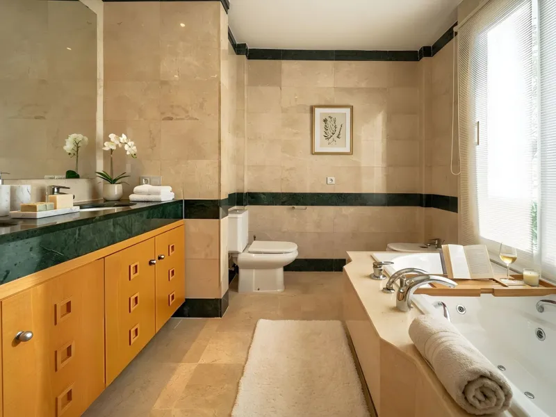 Discover this stunning and exceptionally spacious 3-bedroom, 3-bathroom apartment located in the sought-after area of La Cala Golf. Boasting an elegant and bright living area, the property opens up to a generous terrace with breathtaking views over the Eu