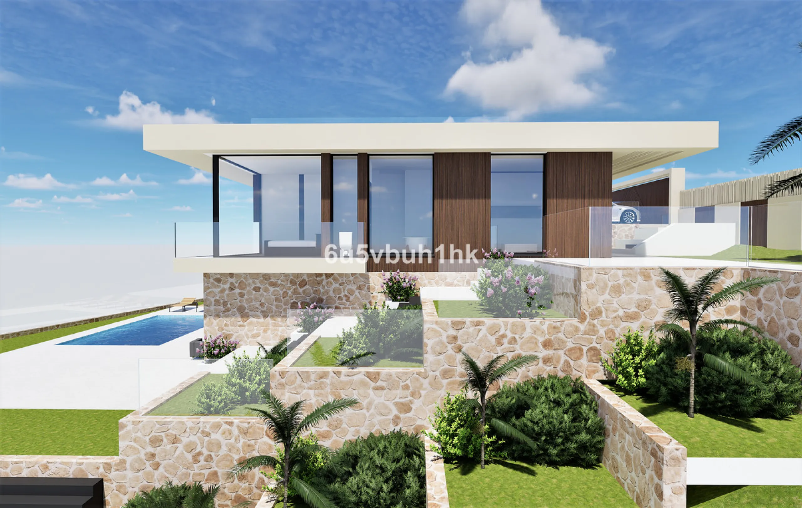 1,000 m² Plot Ready to Build – Villa with Pool, Parking & Gardens