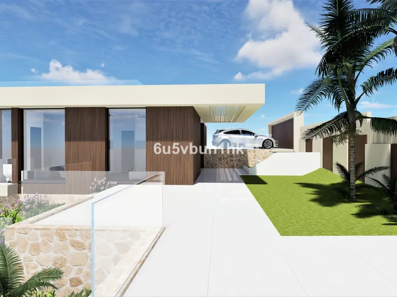 1,000 m² Plot Ready to Build – Villa with Pool, Parking & Gardens