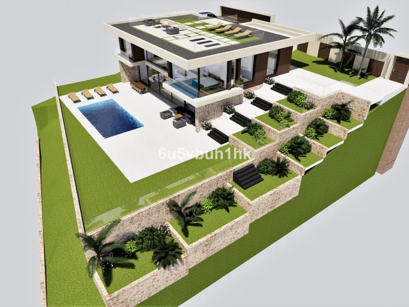 1,000 m² Plot Ready to Build – Villa with Pool, Parking & Gardens
