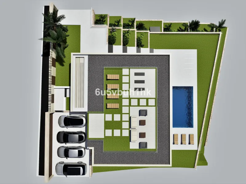 1,000 m² Plot Ready to Build – Villa with Pool, Parking & Gardens