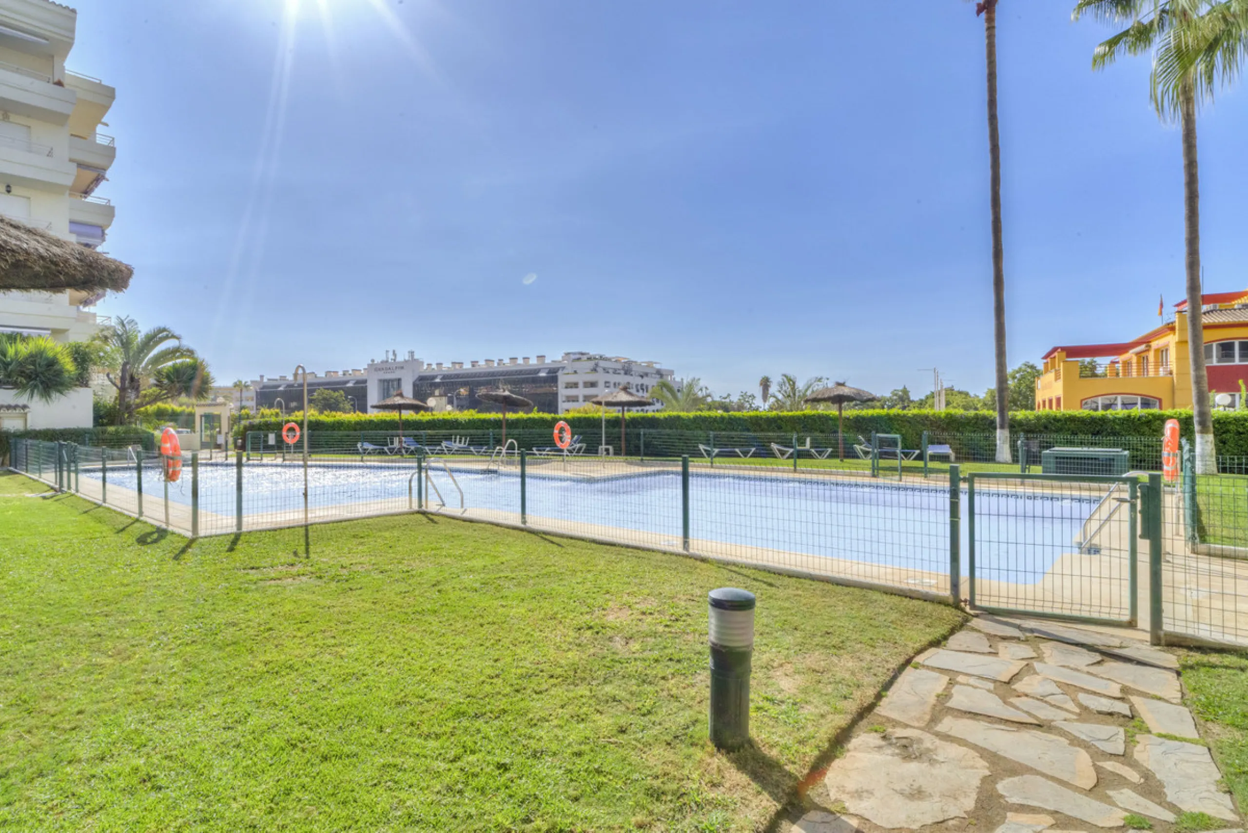 Situated within the prestigious Costa Nagüeles II gated community on the renowned Marbella Golden Mile, this ground floor apartment combines quality and lifestyle in one of the most sought-after locations on the Costa Del Sol. Offering an exceptional Medi