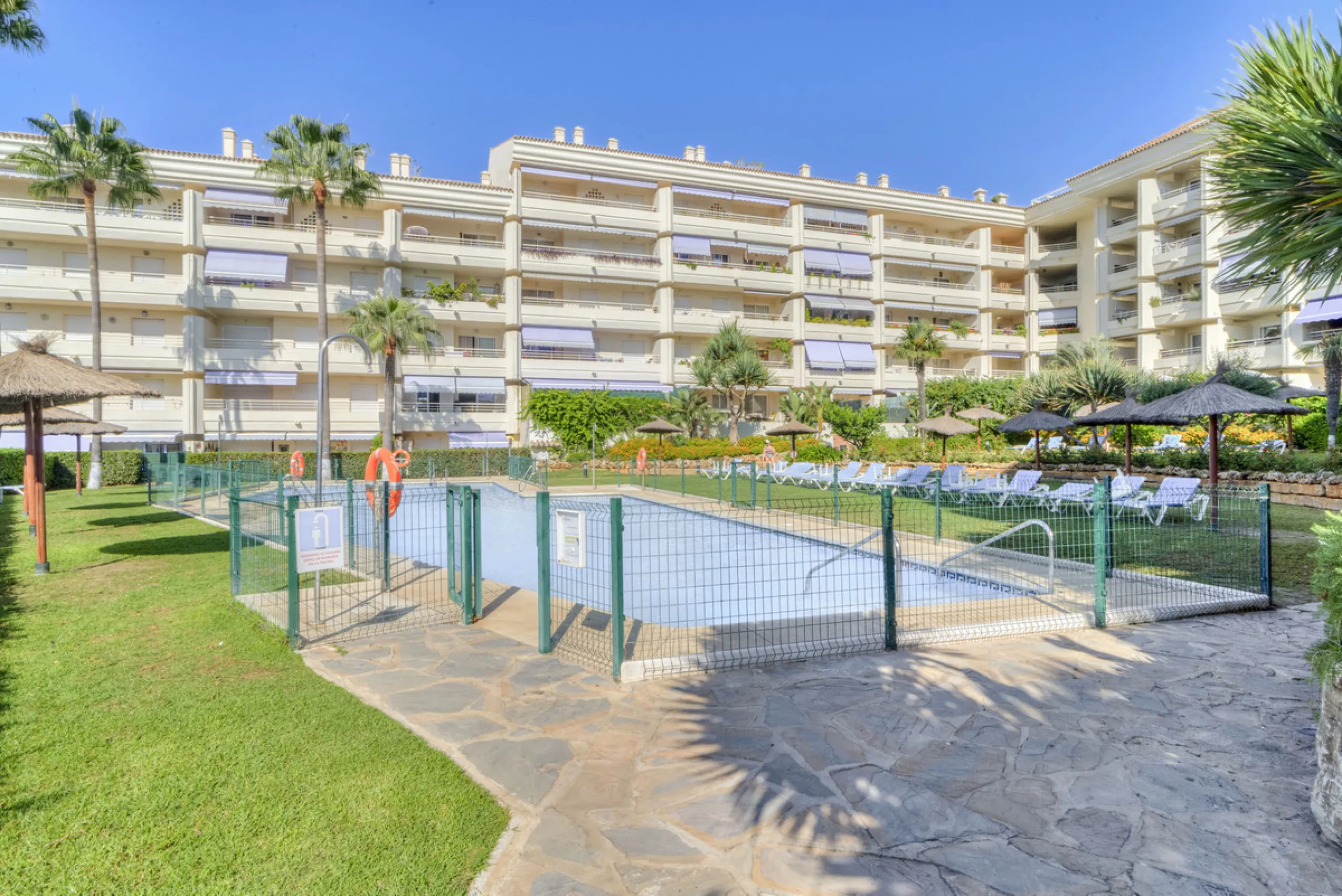 Situated within the prestigious Costa Nagüeles II gated community on the renowned Marbella Golden Mile, this ground floor apartment combines quality and lifestyle in one of the most sought-after locations on the Costa Del Sol. Offering an exceptional Medi