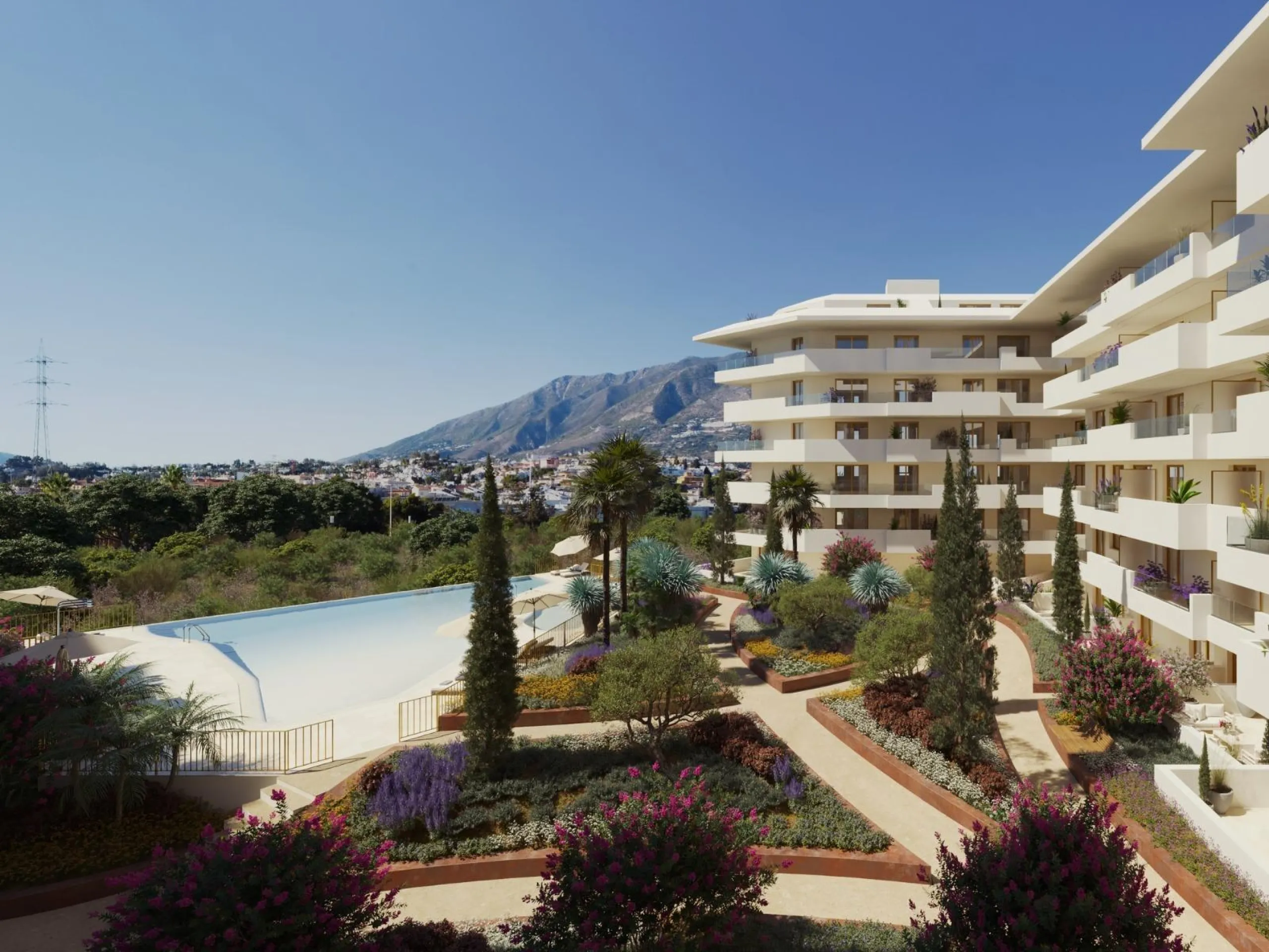 New Build Apartments in Los Pacos, Fuengirola – Resort-Style Living on the Costa del Sol& & Exclusive Residential in a Prime Location& Discover a new lifestyle in the heart of Los Pacos, Fuengirola, with this exclusive development of 218 modern a