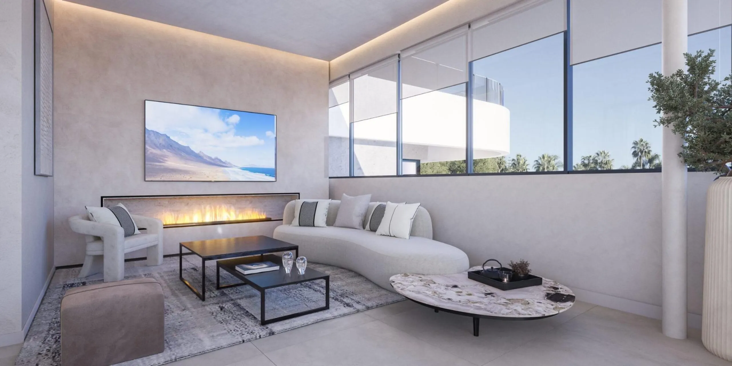 AMAZING RESIDENTIAL COMPLEX IN MARBELLA& & Modern private residential complex consisting of 57 homes, with fantastic 1, 2 and 3 bedroom flats, and incredible ground floor and penthouses with large terraces and an incredible integrated jacuzzi. Brigh