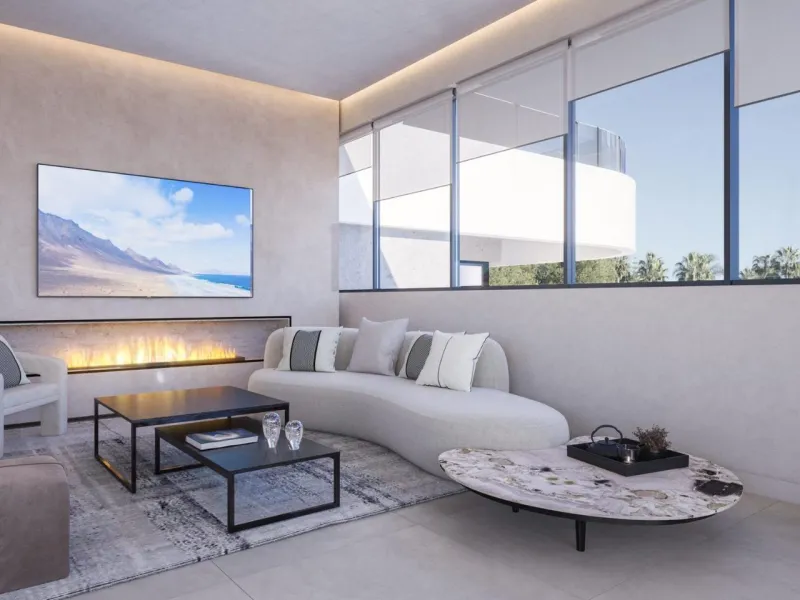 AMAZING RESIDENTIAL COMPLEX IN MARBELLA& & Modern private residential complex consisting of 57 homes, with fantastic 1, 2 and 3 bedroom flats, and incredible ground floor and penthouses with large terraces and an incredible integrated jacuzzi. Brigh