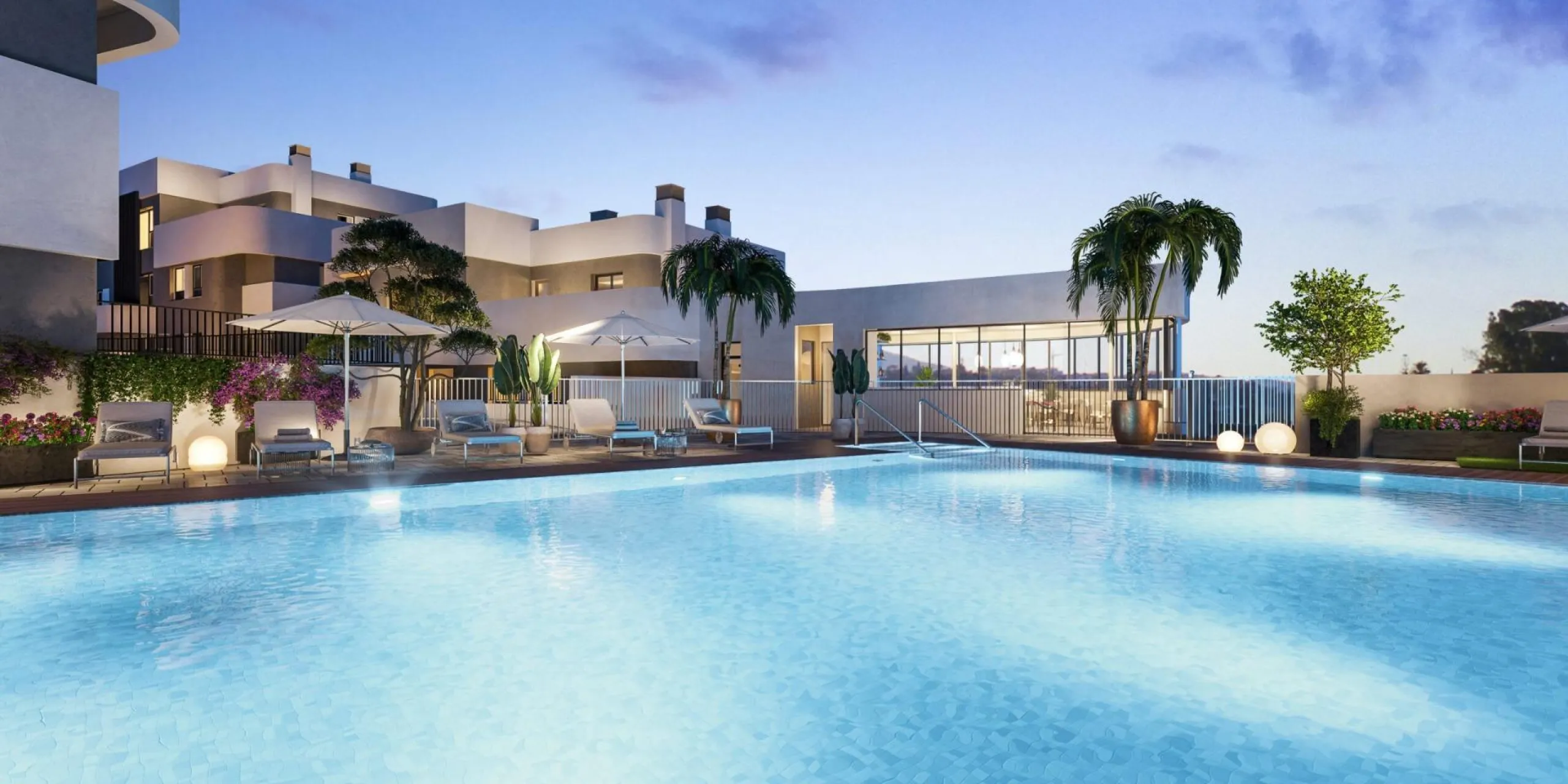 AMAZING RESIDENTIAL COMPLEX IN MARBELLA& & Modern private residential complex consisting of 57 homes, with fantastic 1, 2 and 3 bedroom flats, and incredible ground floor and penthouses with large terraces and an incredible integrated jacuzzi. Brigh