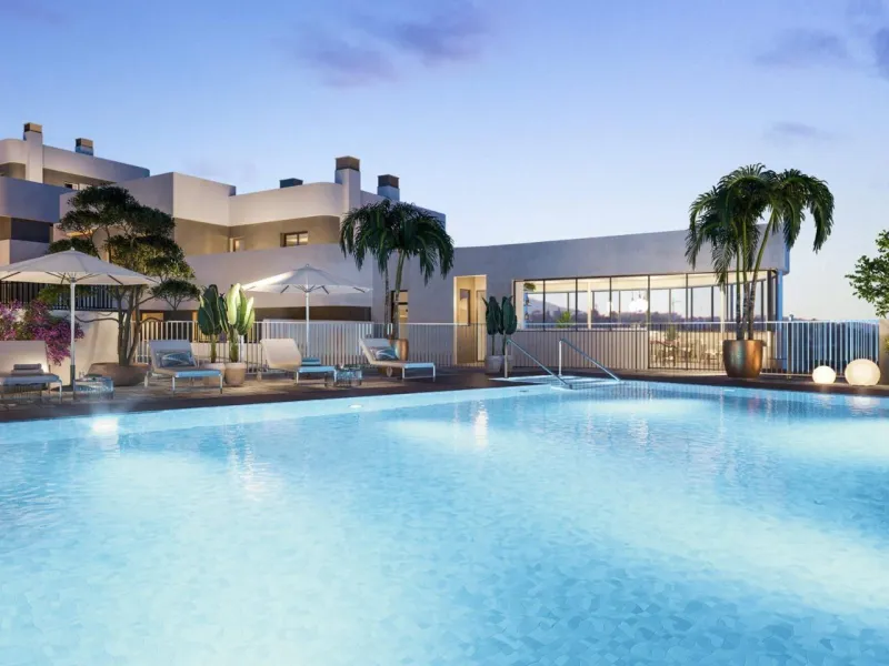 AMAZING RESIDENTIAL COMPLEX IN MARBELLA& & Modern private residential complex consisting of 57 homes, with fantastic 1, 2 and 3 bedroom flats, and incredible ground floor and penthouses with large terraces and an incredible integrated jacuzzi. Brigh