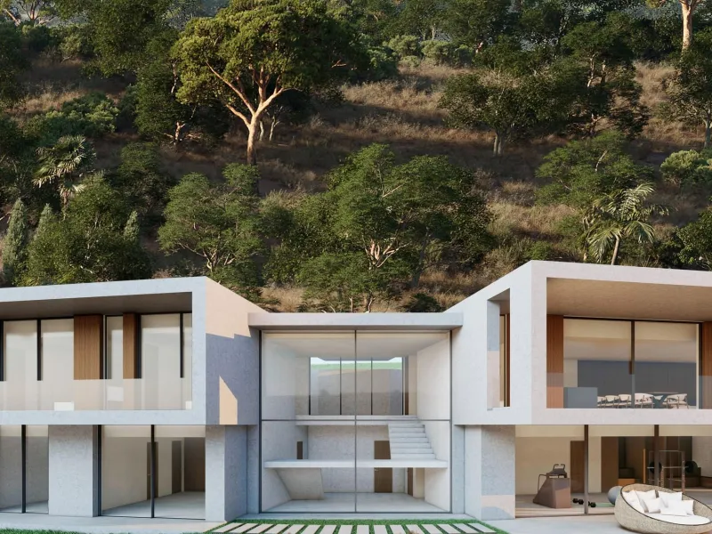 Newly built luxury villa in Monte Mayor, Benahavís: nature, privacy and sea views& & Exclusive contemporary villa in the heart of the Monte Mayor valley& This exceptional newly built villa in Monte Mayor, located in the hills of Benahavís, offers