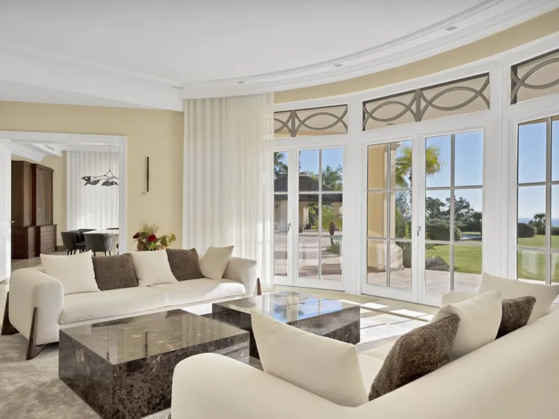 This exclusive property offers stunning views of the sea, the Spanish and African coasts and Gibraltar and is situated in a very private and protected location in the elegant and gated Marbella Club Golf Resort. Built with the highest quality; solid woode
