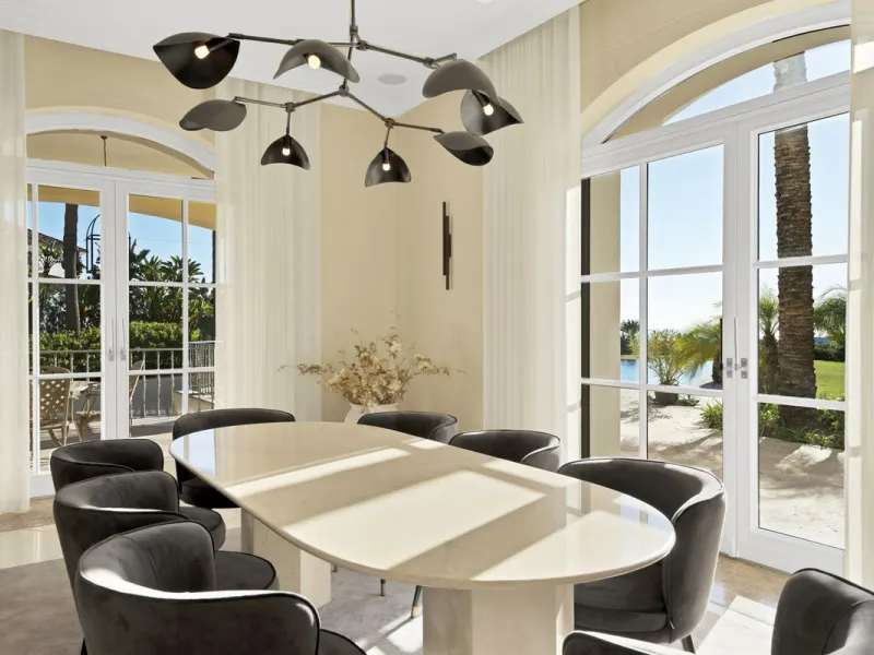 This exclusive property offers stunning views of the sea, the Spanish and African coasts and Gibraltar and is situated in a very private and protected location in the elegant and gated Marbella Club Golf Resort. Built with the highest quality; solid woode