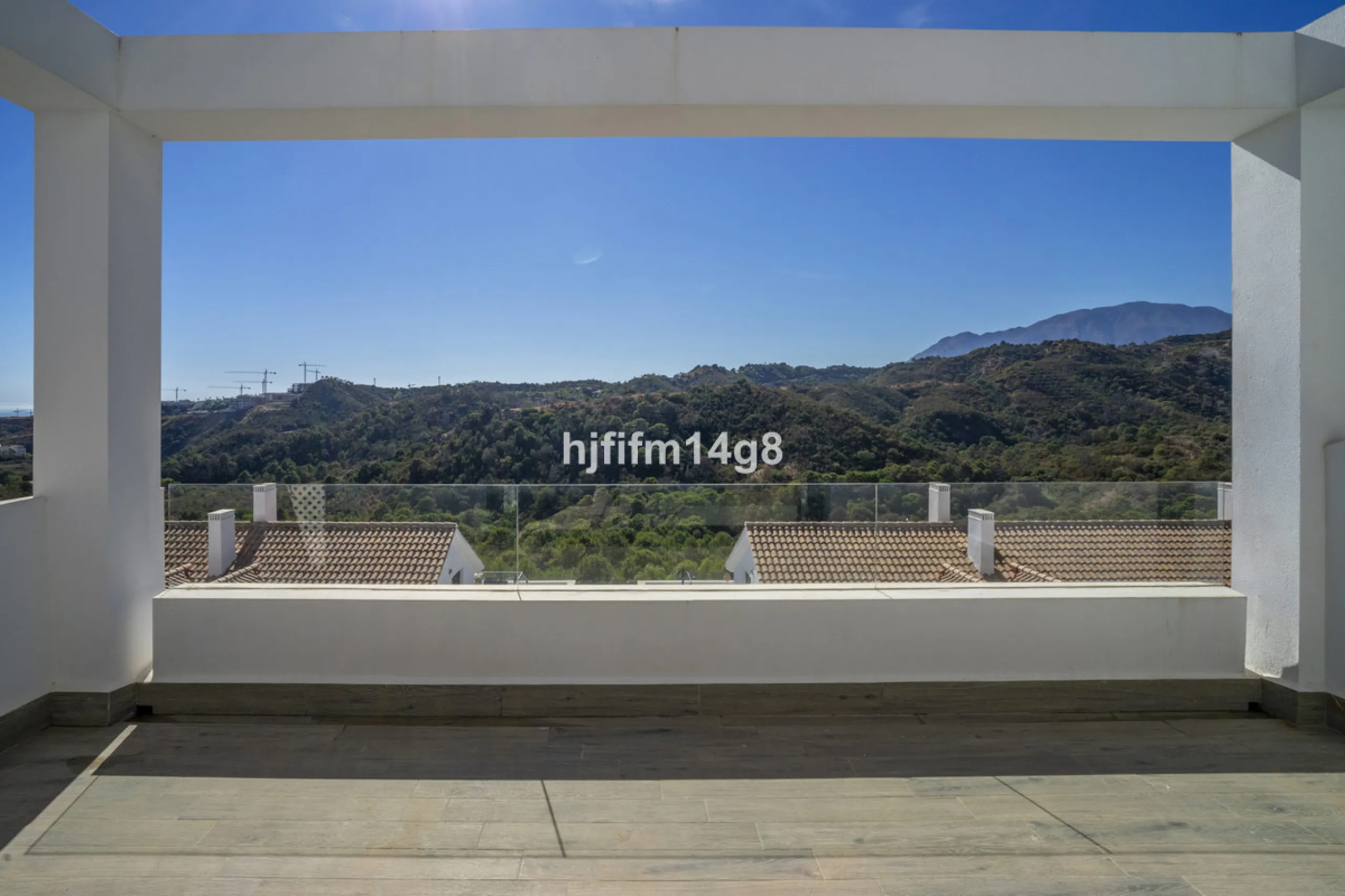 This stunning 2-bedroom duplex penthouse for sale in Ocean Hills, Estepona offers modern, luxurious living with breathtaking panoramic views of the Mediterranean Sea, the surrounding mountains, and the protected natural park that borders the community. Si