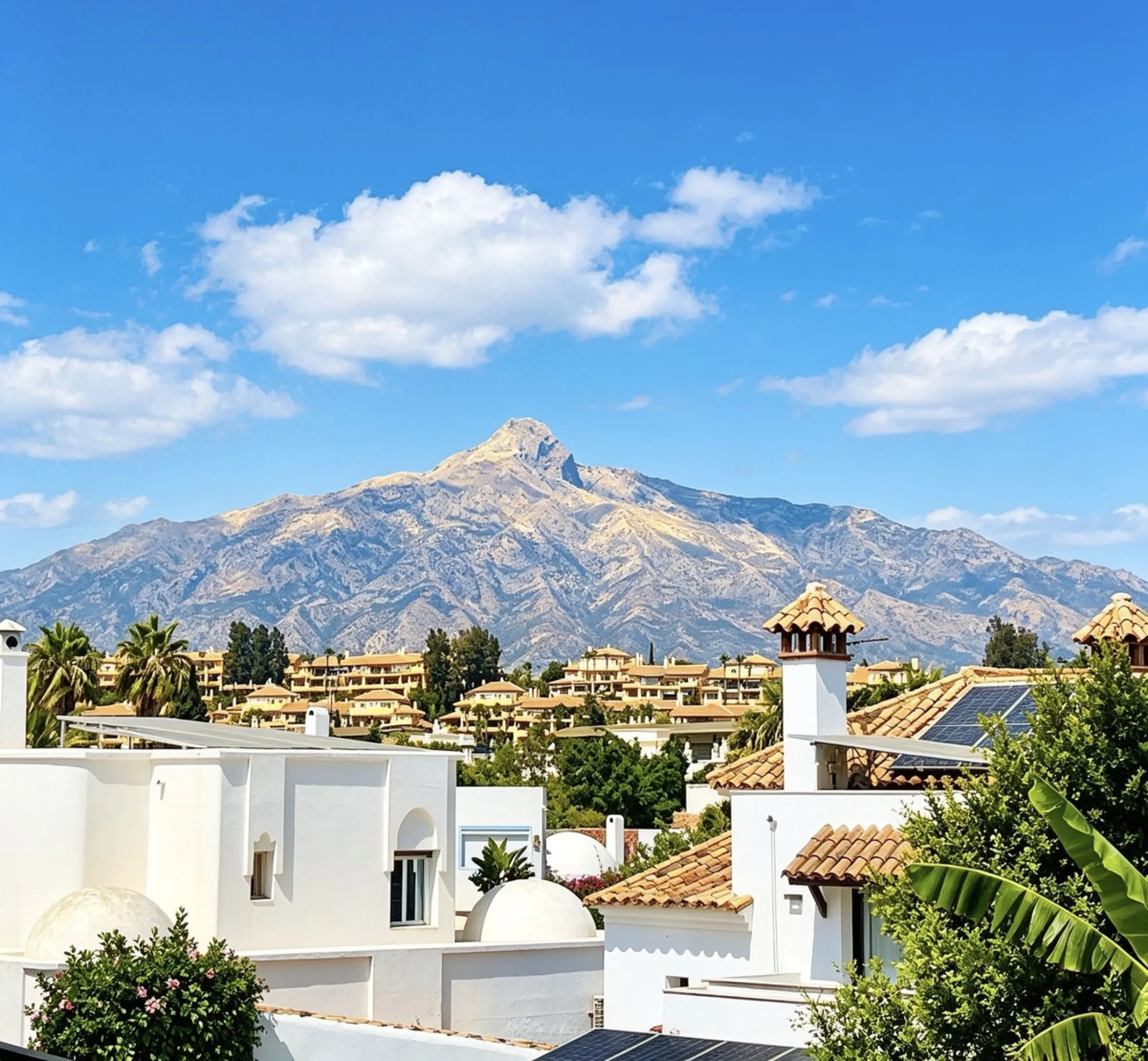 Spectacular 5 bedroom villa, located in the prestigious residential community in Nueva Andalucia, just few steps to Puerto Banus. Surrounded by beautiful villas and with private security, this magnificent property is just 10 minutes' walk from one of the 
