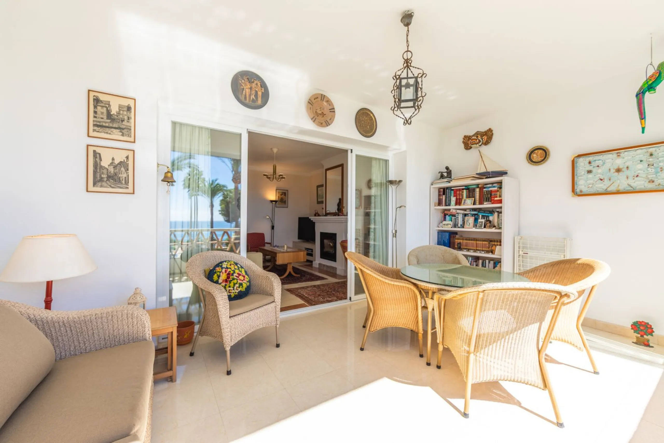 Stunning mid-floor apartment in the first line of the beach, with spectacular views of the sea, the beach, Gibraltar, and Africa, located in the exclusive Bay of Casares next to a protected historic area with an ancient Arab tower, within the prestigious 