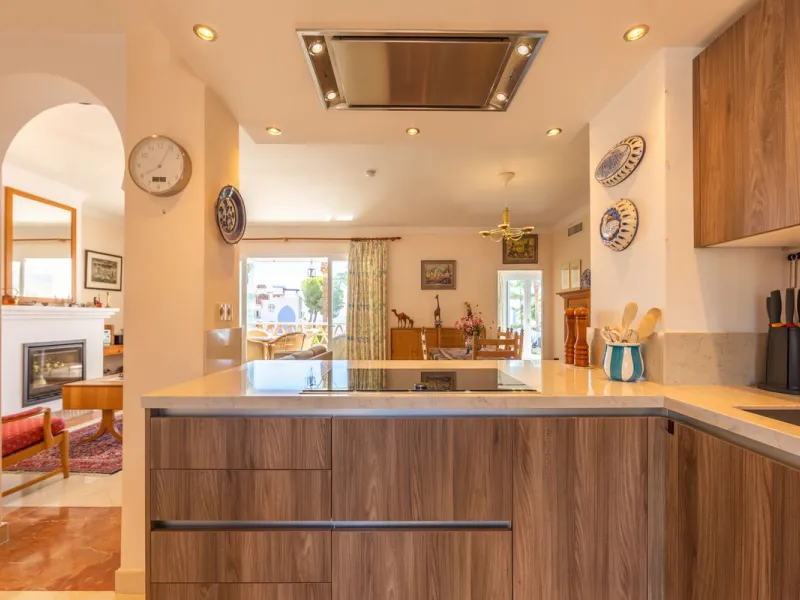 Stunning mid-floor apartment in the first line of the beach, with spectacular views of the sea, the beach, Gibraltar, and Africa, located in the exclusive Bay of Casares next to a protected historic area with an ancient Arab tower, within the prestigious 