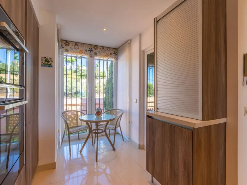 Stunning mid-floor apartment in the first line of the beach, with spectacular views of the sea, the beach, Gibraltar, and Africa, located in the exclusive Bay of Casares next to a protected historic area with an ancient Arab tower, within the prestigious 