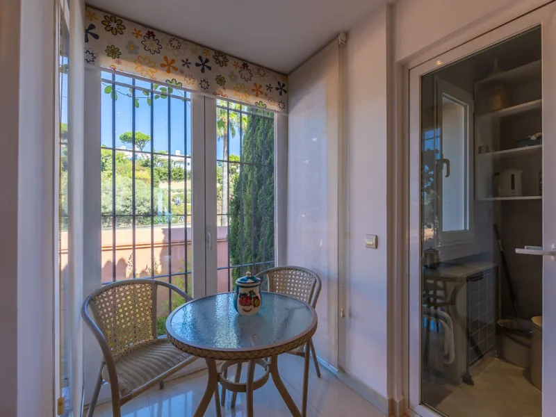 Stunning mid-floor apartment in the first line of the beach, with spectacular views of the sea, the beach, Gibraltar, and Africa, located in the exclusive Bay of Casares next to a protected historic area with an ancient Arab tower, within the prestigious 