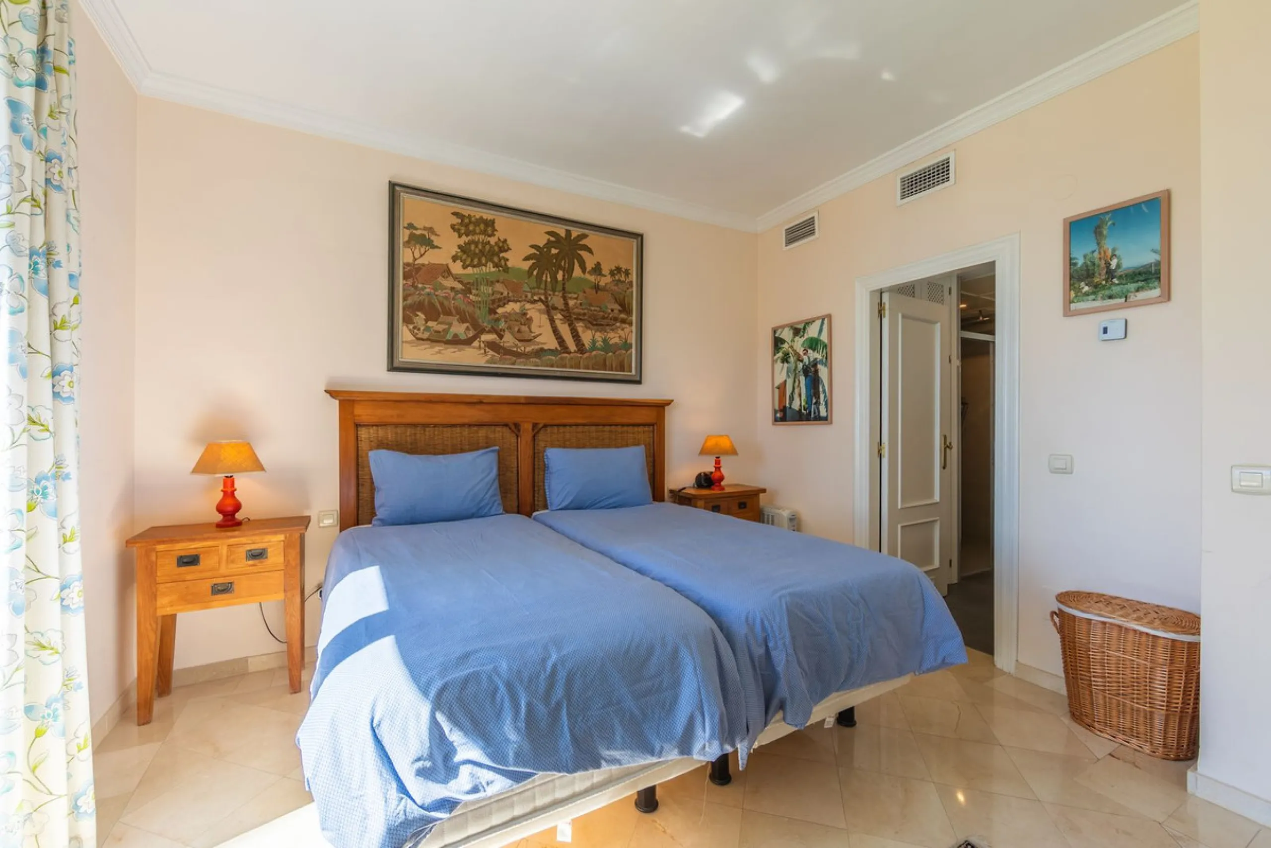 Stunning mid-floor apartment in the first line of the beach, with spectacular views of the sea, the beach, Gibraltar, and Africa, located in the exclusive Bay of Casares next to a protected historic area with an ancient Arab tower, within the prestigious 