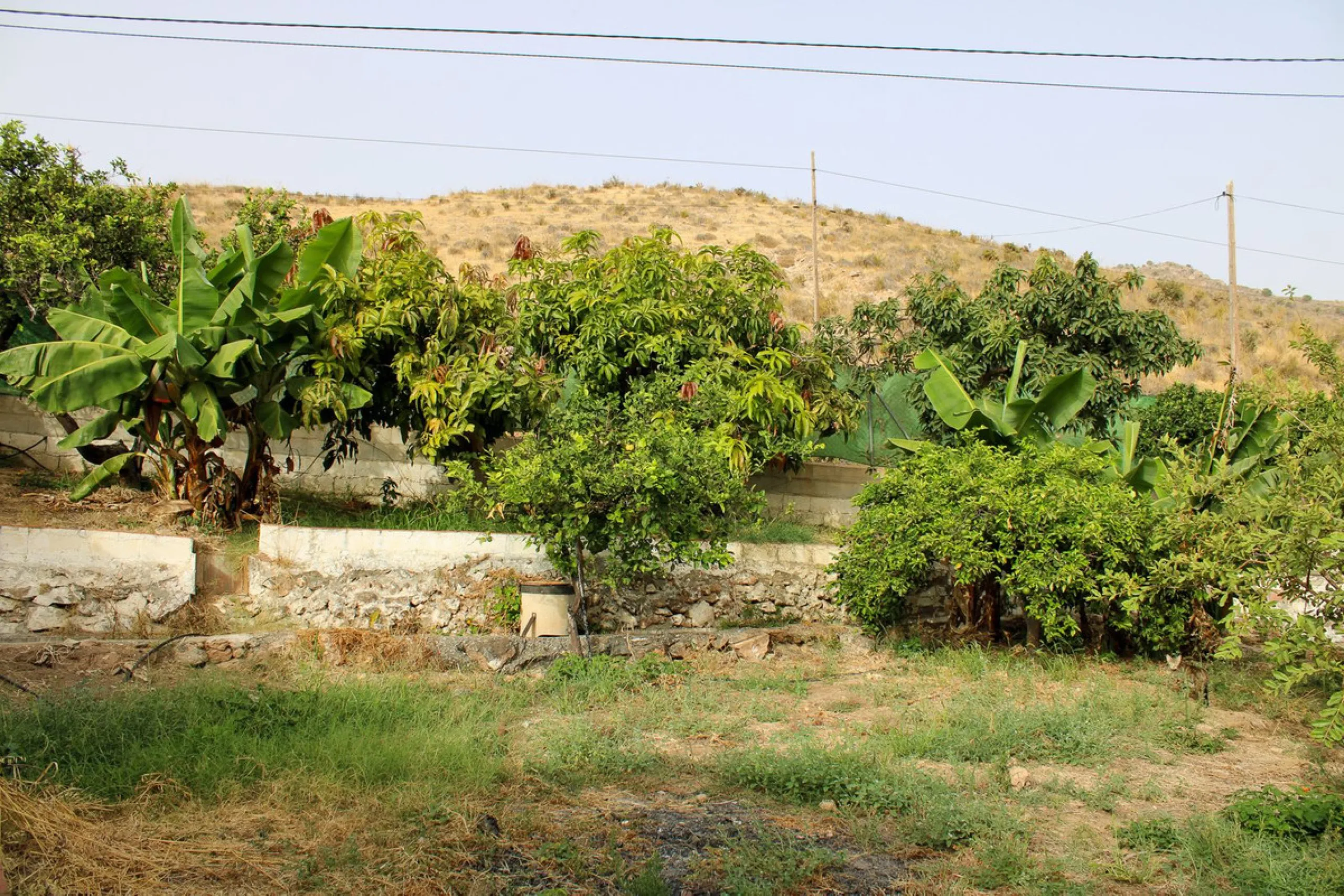Villa with garden, private pool and three large terraces with sea views.